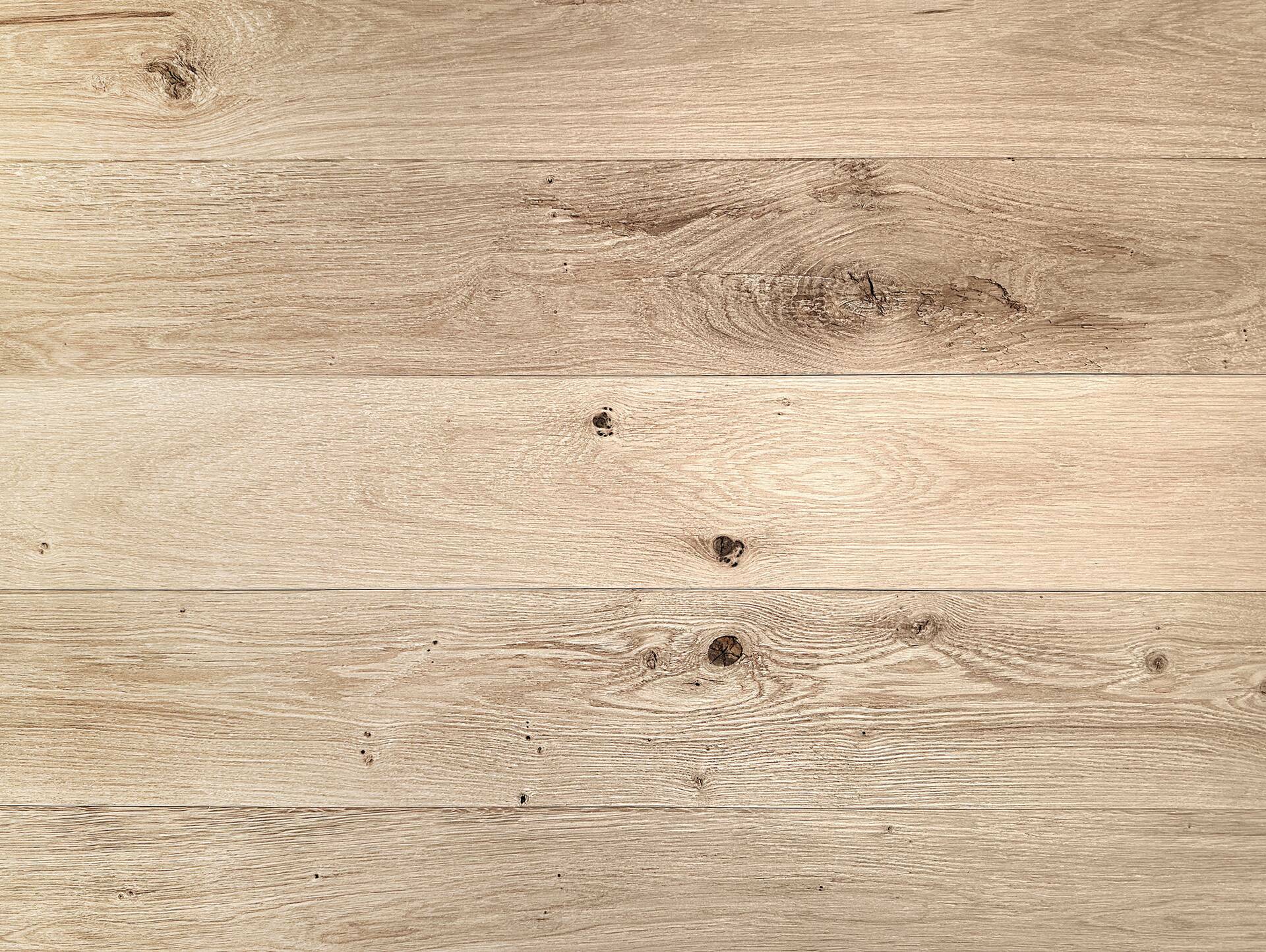 SONDERPOSTEN Nut- und Federbretter, Eiche gehackt/gebürstet, Deckbreite 13,5cm, Material Massivholz, verschiedene Längen erhältlich 1 Meter