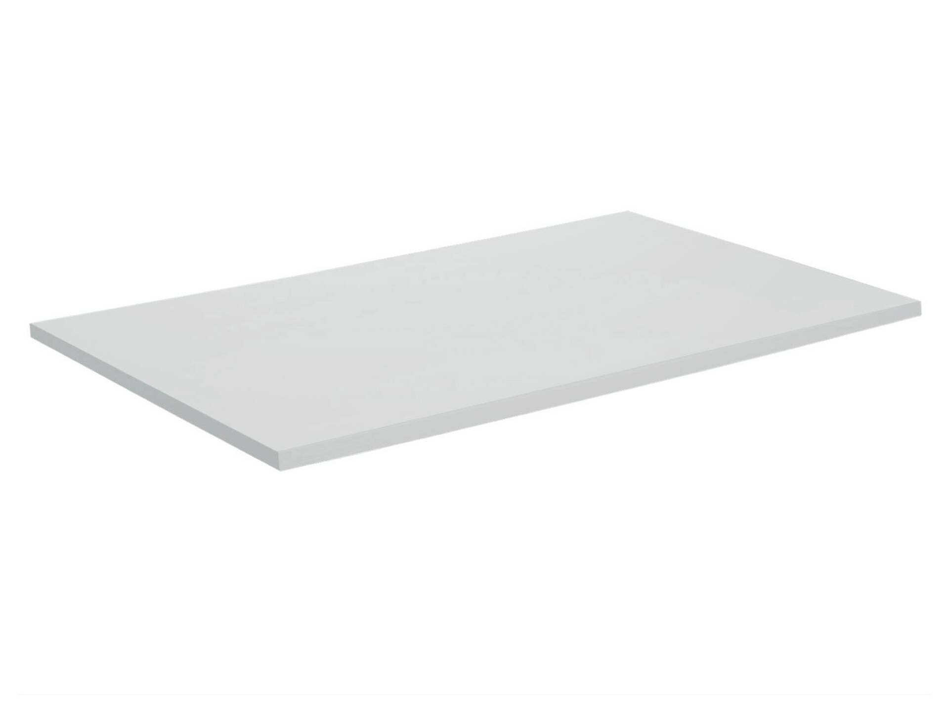 OFFICE ONE elektrisch höhenverstellbarer Schreibtisch / Stehtisch, Material Dekorspanplatte 160 x 80 cm | lichtgrau | weiss