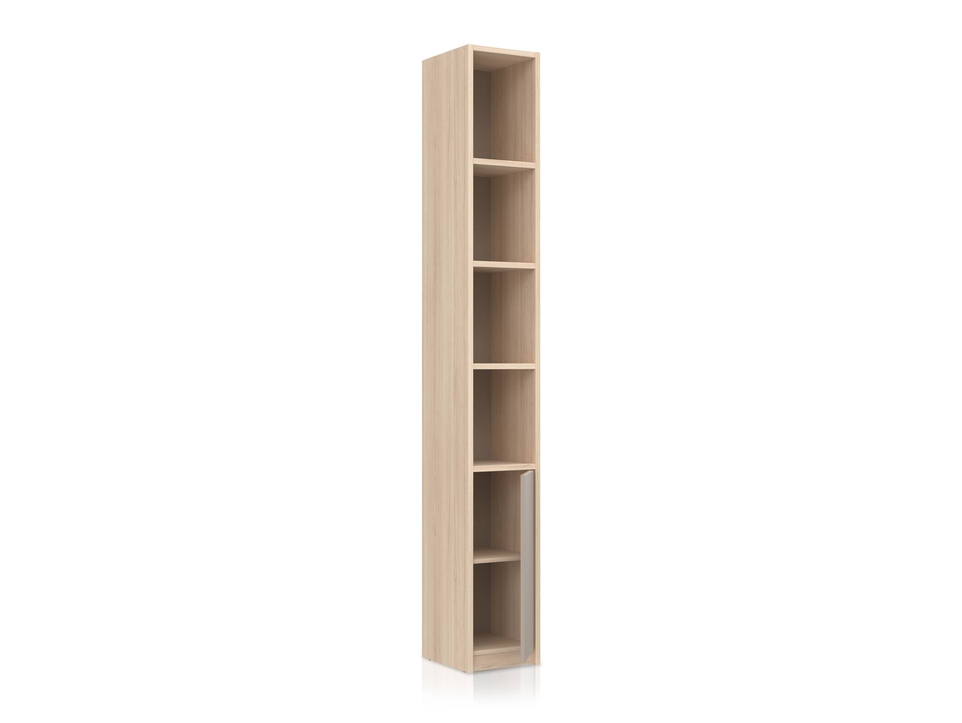 OSLO Büroschrank II, Material Dekorspanplatte, Türanschlag rechts / links Eichefarbig/basalt matt