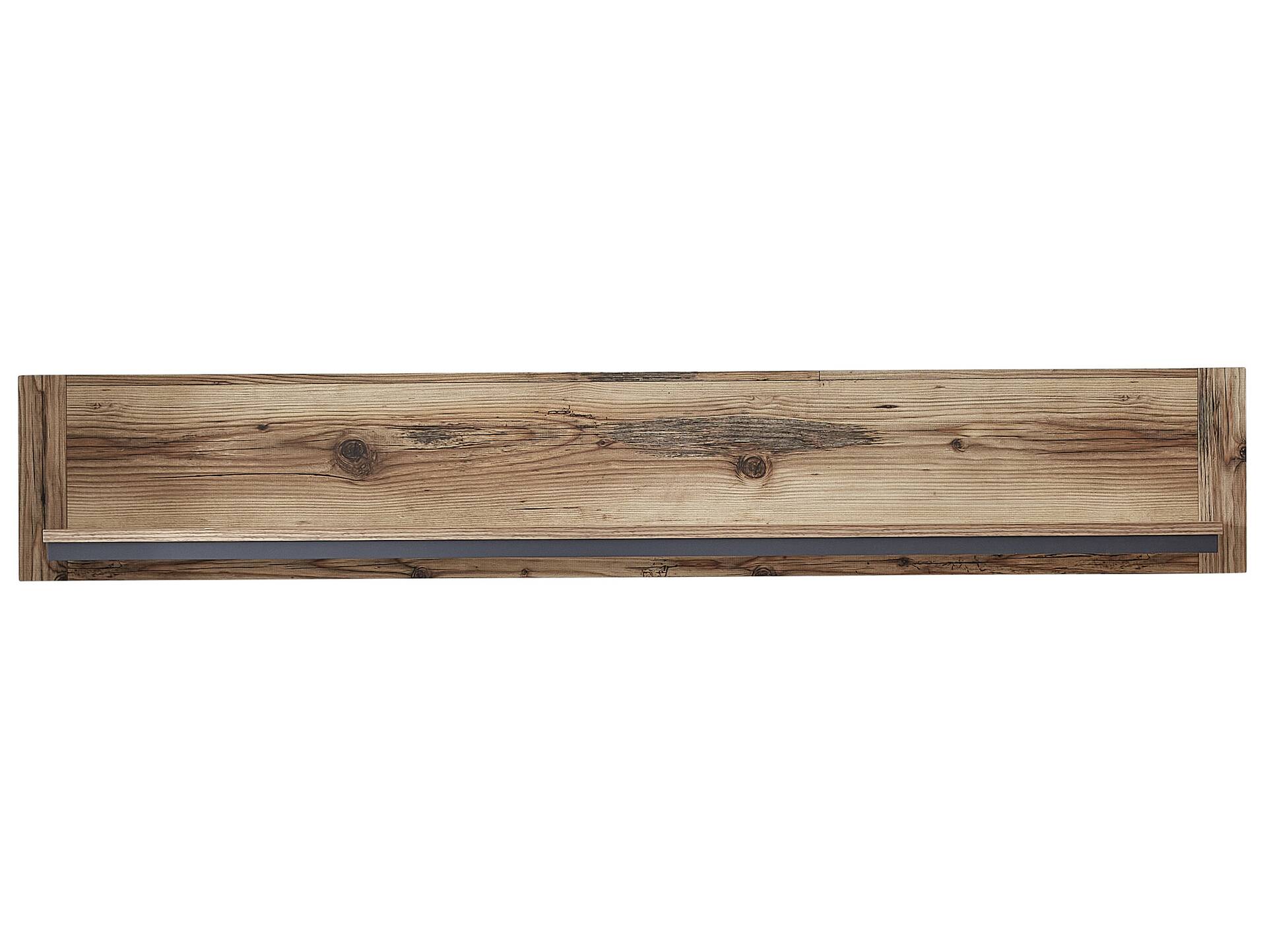 PASADENA Wandboard I, Material Dekorspanplatte, Alpine Lodge Nachbildung/graphitfarbig 