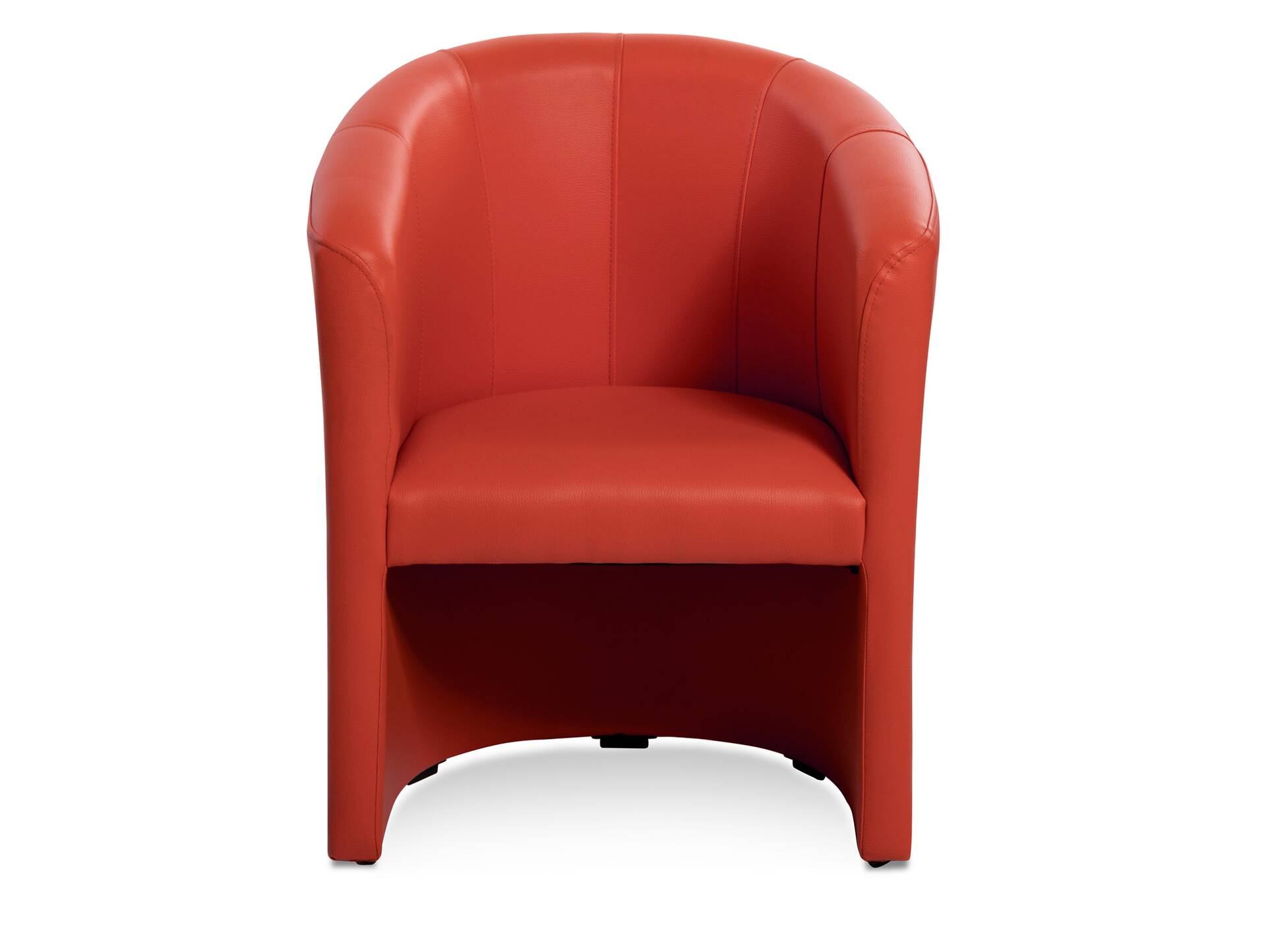 ABIZA Cocktailsessel, Material Kunstleder rot