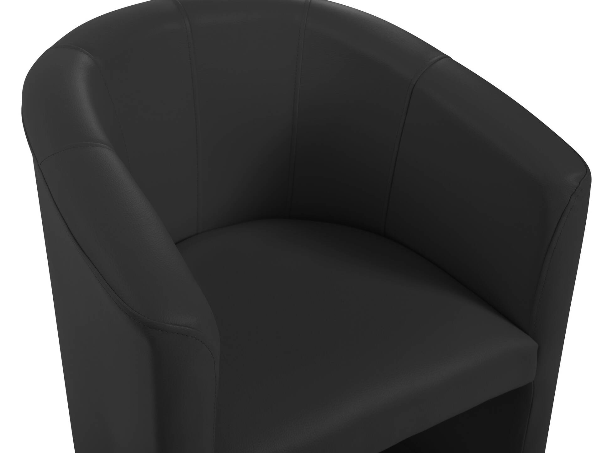ABIZA Cocktailsessel, Material Kunstleder schwarz