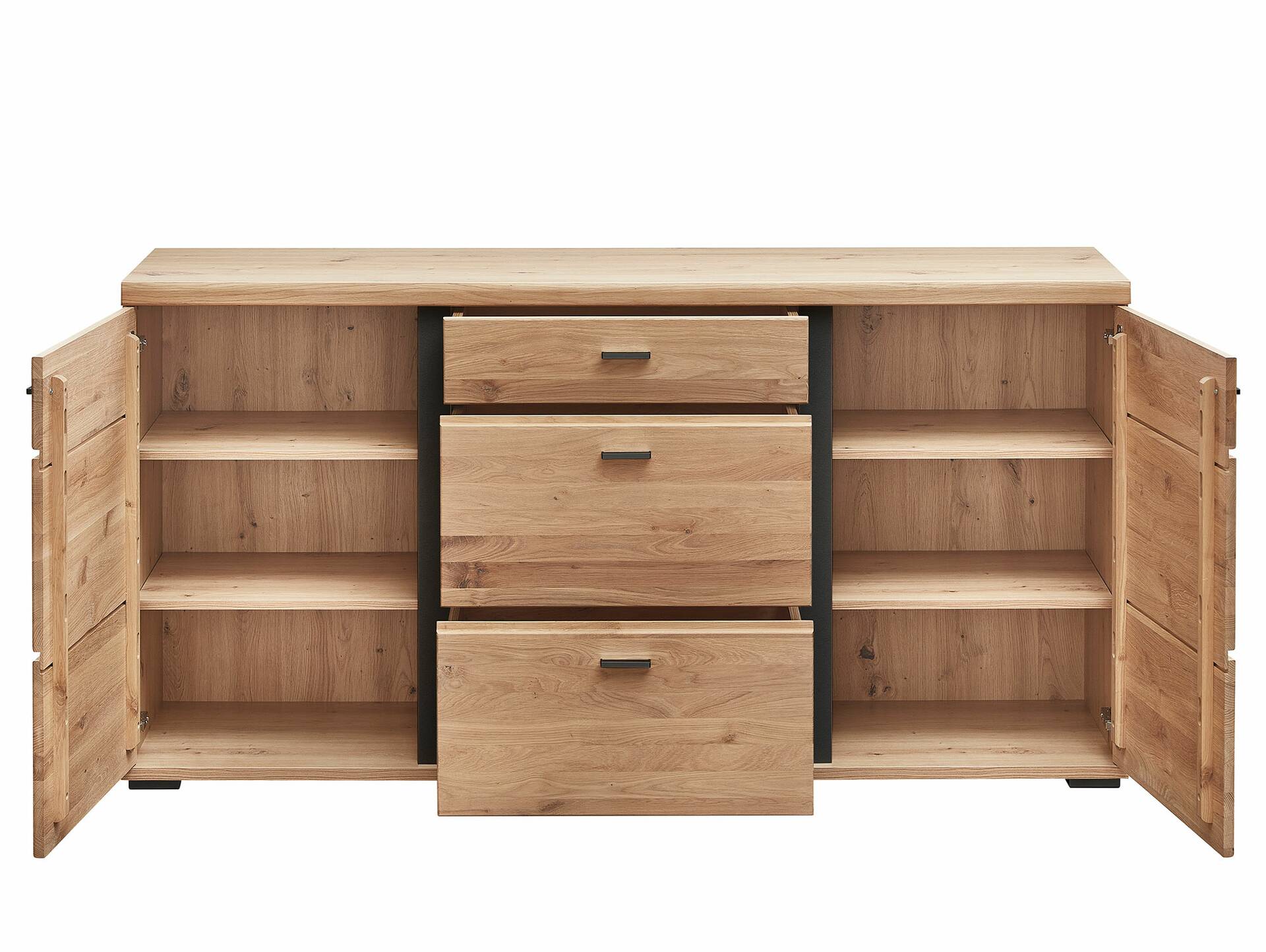 SAN MARINO Sideboard I, Material Teilmassiv, Altesche gebürstet / Artisan eichefarbig 