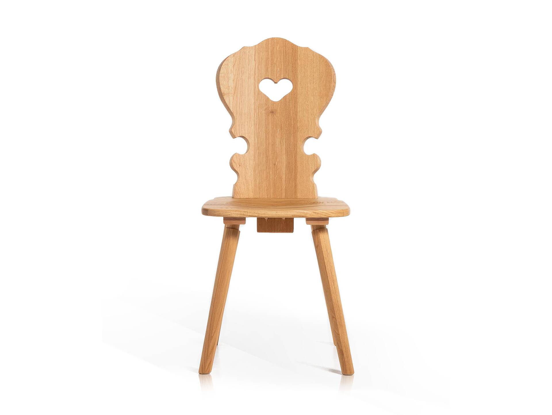 VALERIO Stuhl, Material Massivholz, Eiche lackiert 