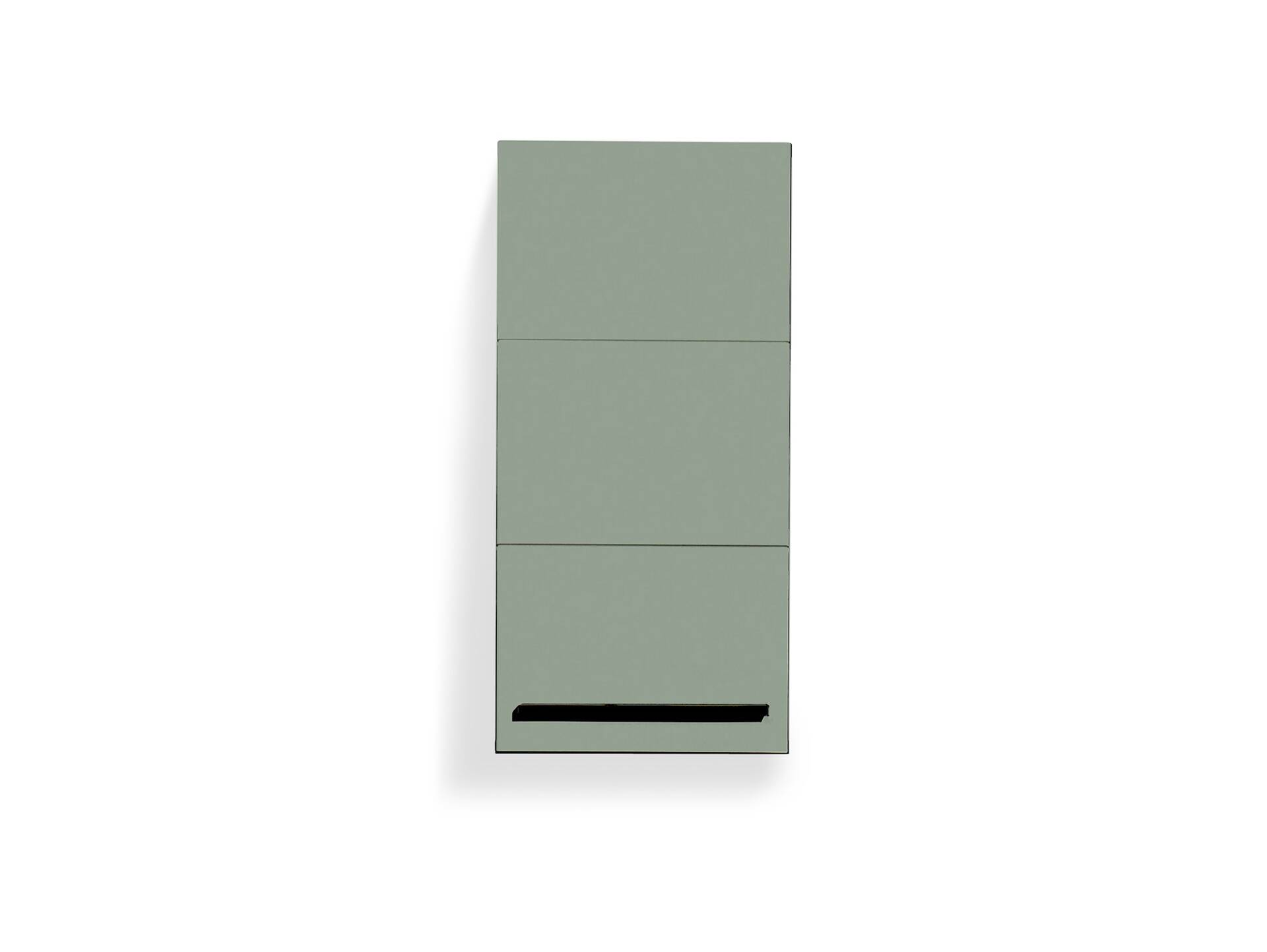 VALENCE Hängeschrank, Material Dekorspanplatte, Eiche Nachbildung/schilfgrün 