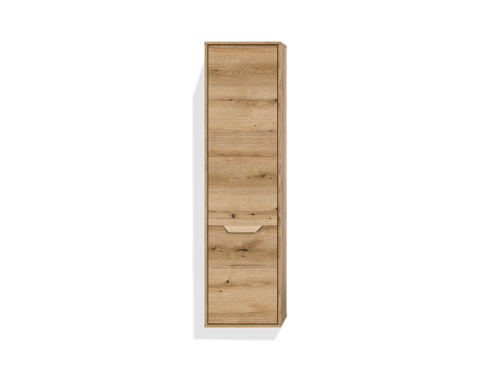 ZANTO Hochschrank schmal, Material Dekorspanplatte, Evoka Oak Nachbildung 