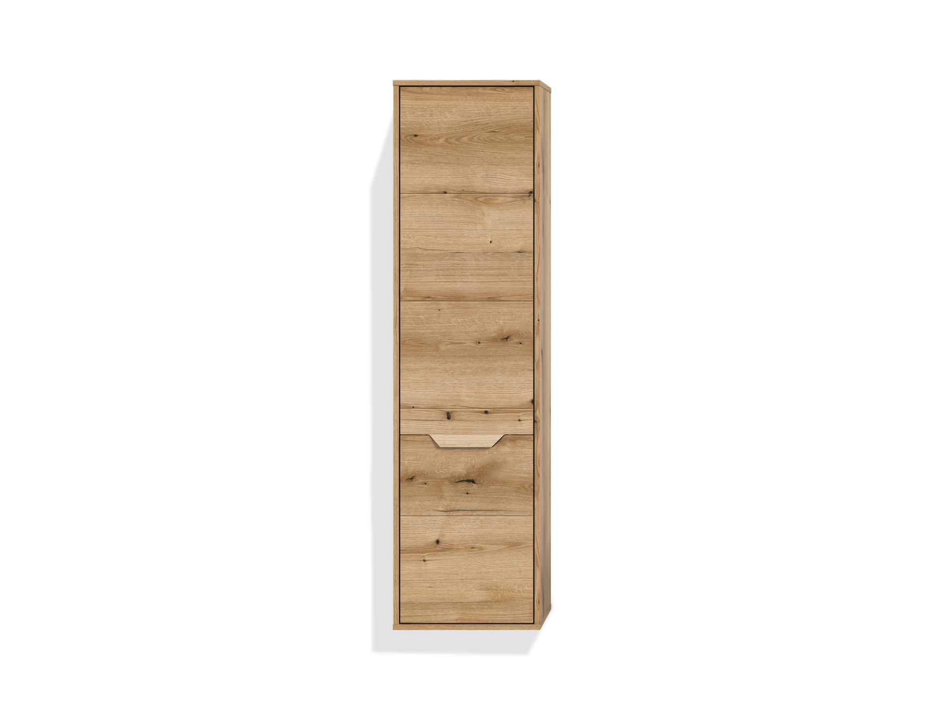 ZANTO Hochschrank schmal, Material Dekorspanplatte, Evoka Oak Nachbildung 