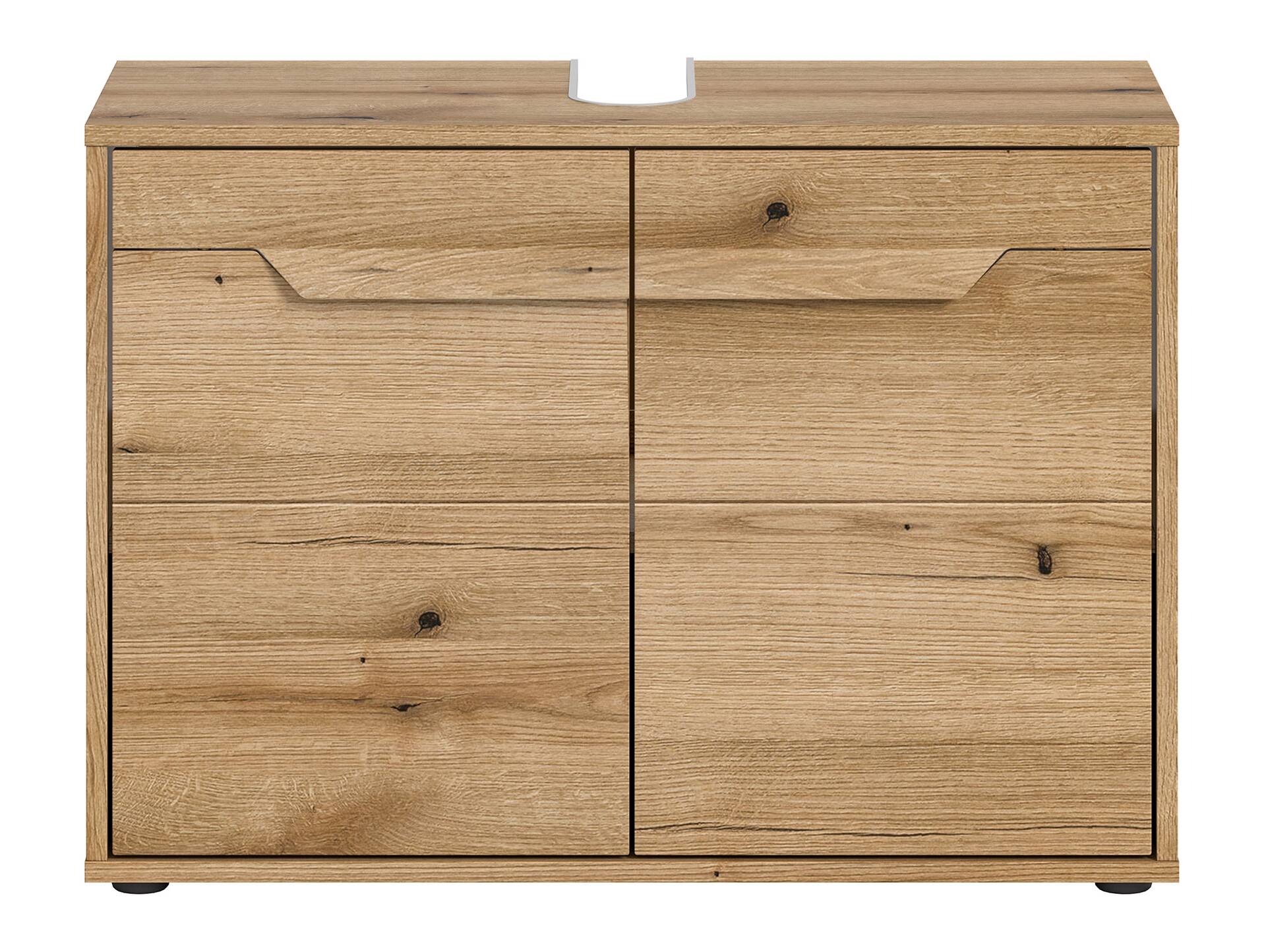 ZANTO Waschbeckenunterschrank, Material Dekorspanplatte, Evoke Oak Nachbildung 