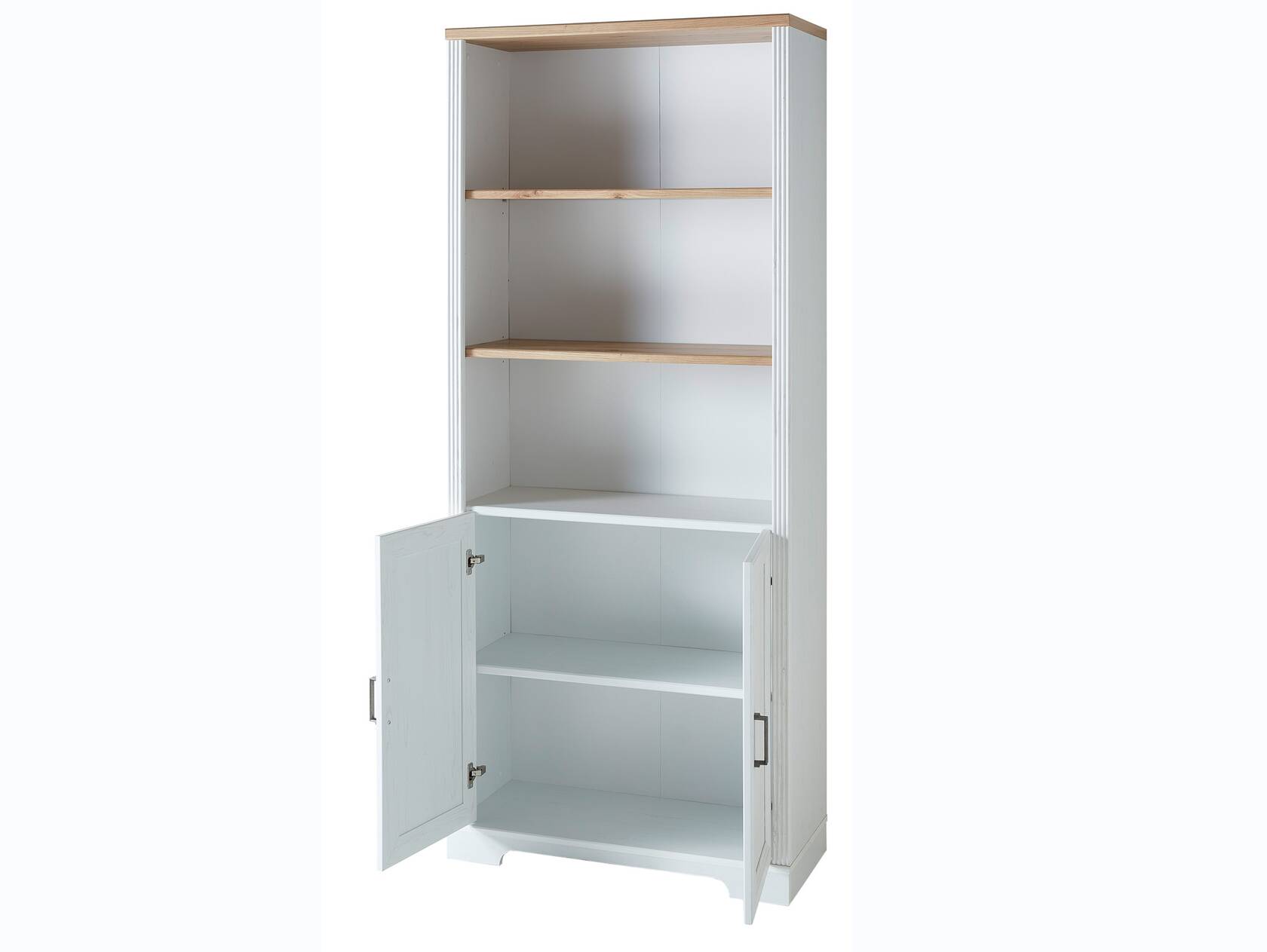 JADY Büroschrank, 2 Türen, Material MDF/Dekorspanplatte piniefarbig  hell/eichefarbig