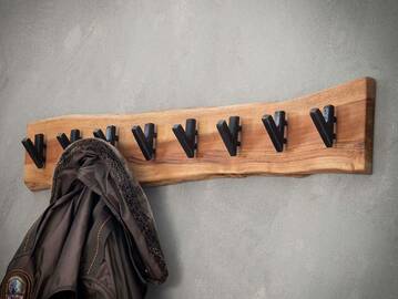 WARI Wandgarderobe, Material Massivholz, Akazie massiv 