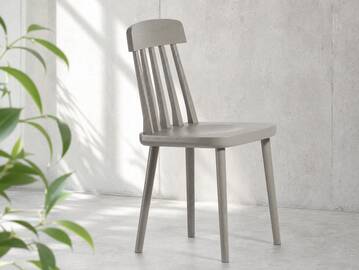 CAMI Holzstuhl, Material Massivholz, Esche lackiert