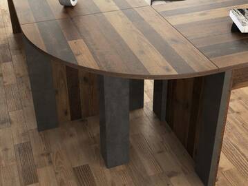 CASSIA Verkettungsplatte, Material Dekorspanplatte, Old Wood Vintage/betonfarbig 