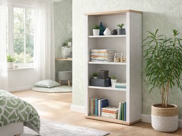 ROSINA Büroregal II, Material Dekorspanplatte, Sibiu Lärche Nachbildung