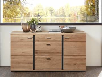 SAN MARINO Sideboard I, Material Teilmassiv, Altesche gebürstet / Artisan eichefarbig 