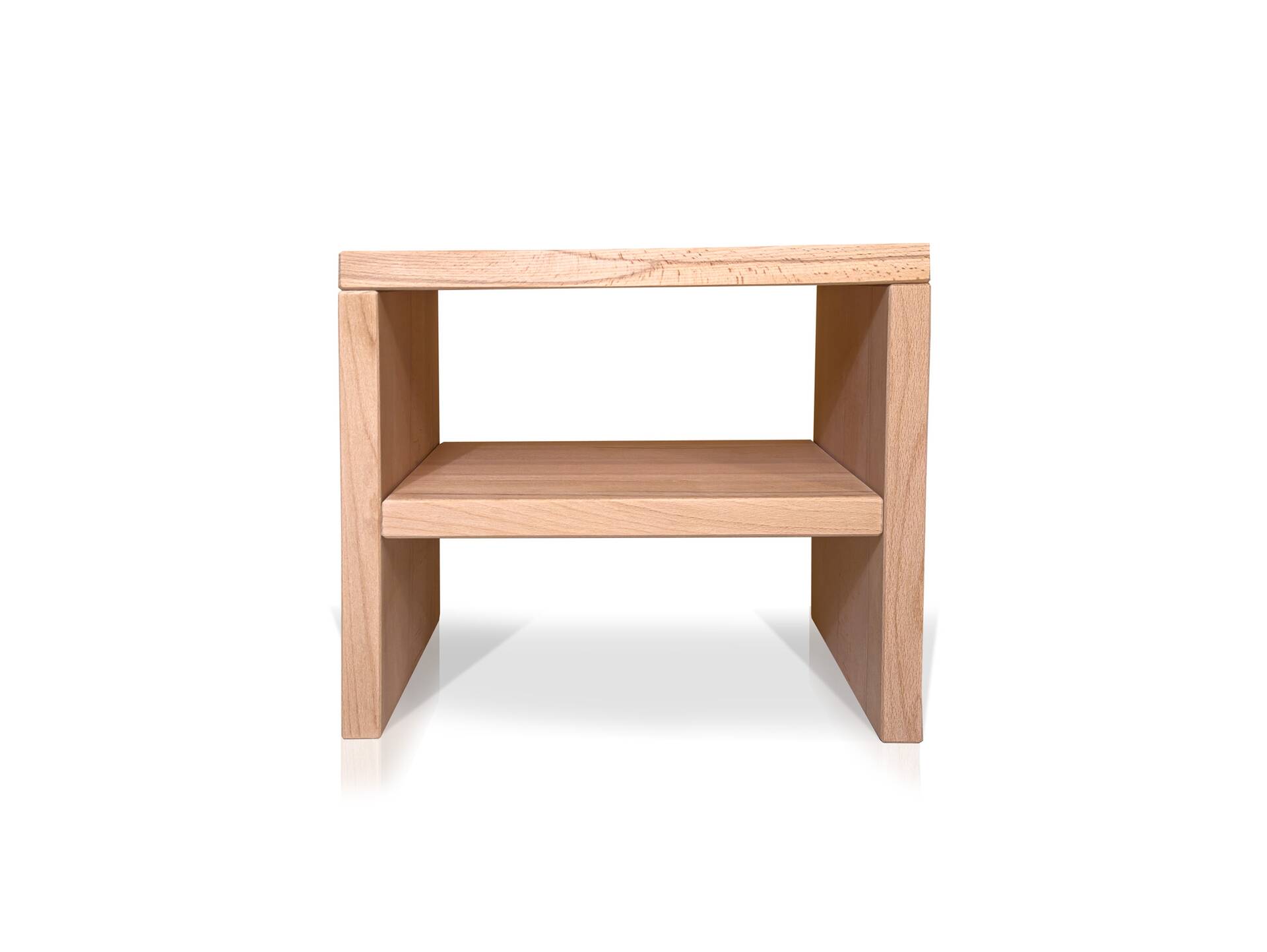 DAKONA Nachtkommode, Material Massivholz Buche unbehandelt | 40 cm