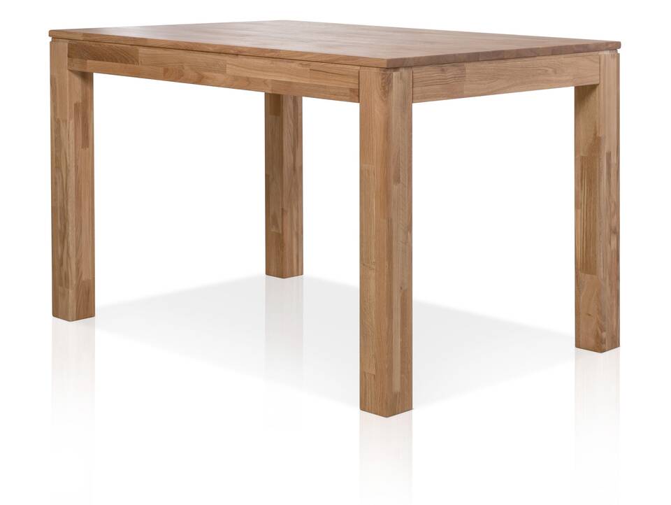 EMILION Esstisch, Material Massivholz, lackiert Buche | 80 x 80 cm