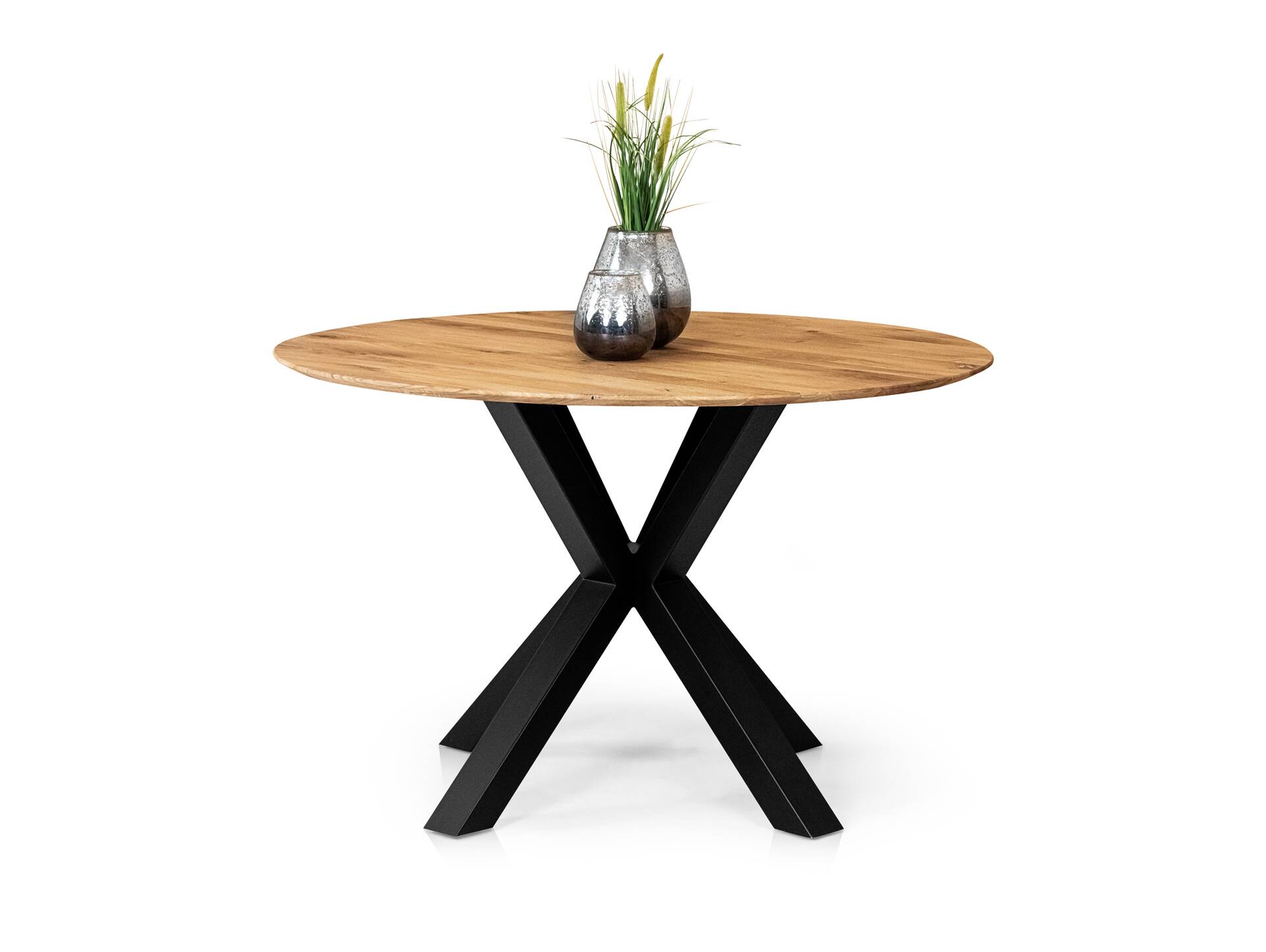 ELANI Esstisch rund 120 cm Eiche geölt 