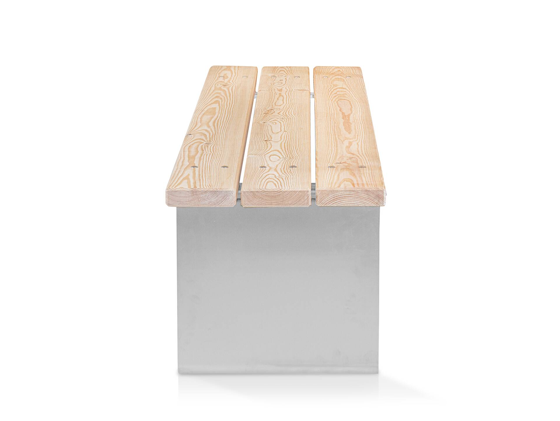 GAVINO Gartenbank, Material Massivholz/Edelstahl 150 cm