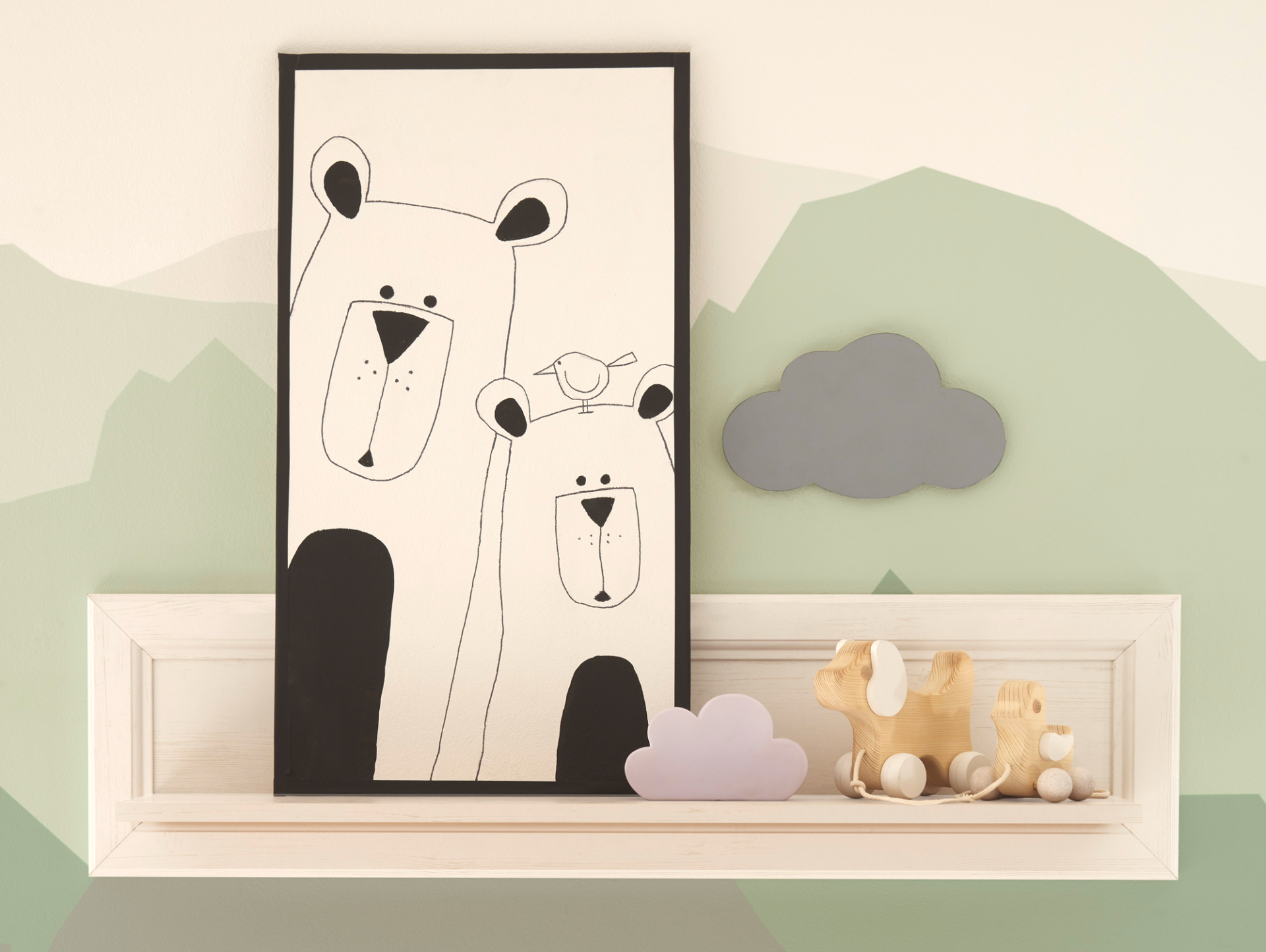 JENNA Wandboard, Material Spanplatte, Piniefarbig 