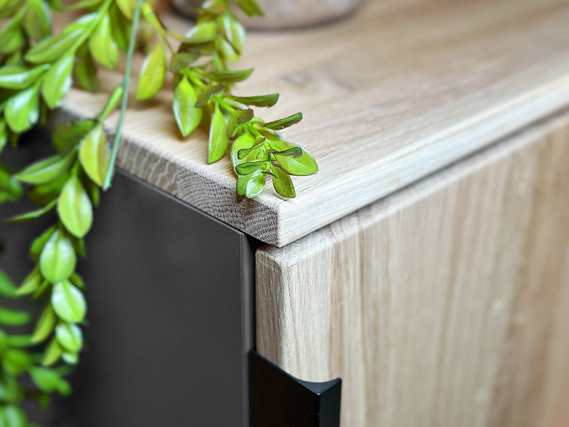 OFFICE OAK Abdeckplatte, Material Massivholz, Eiche geölt 40 cm
