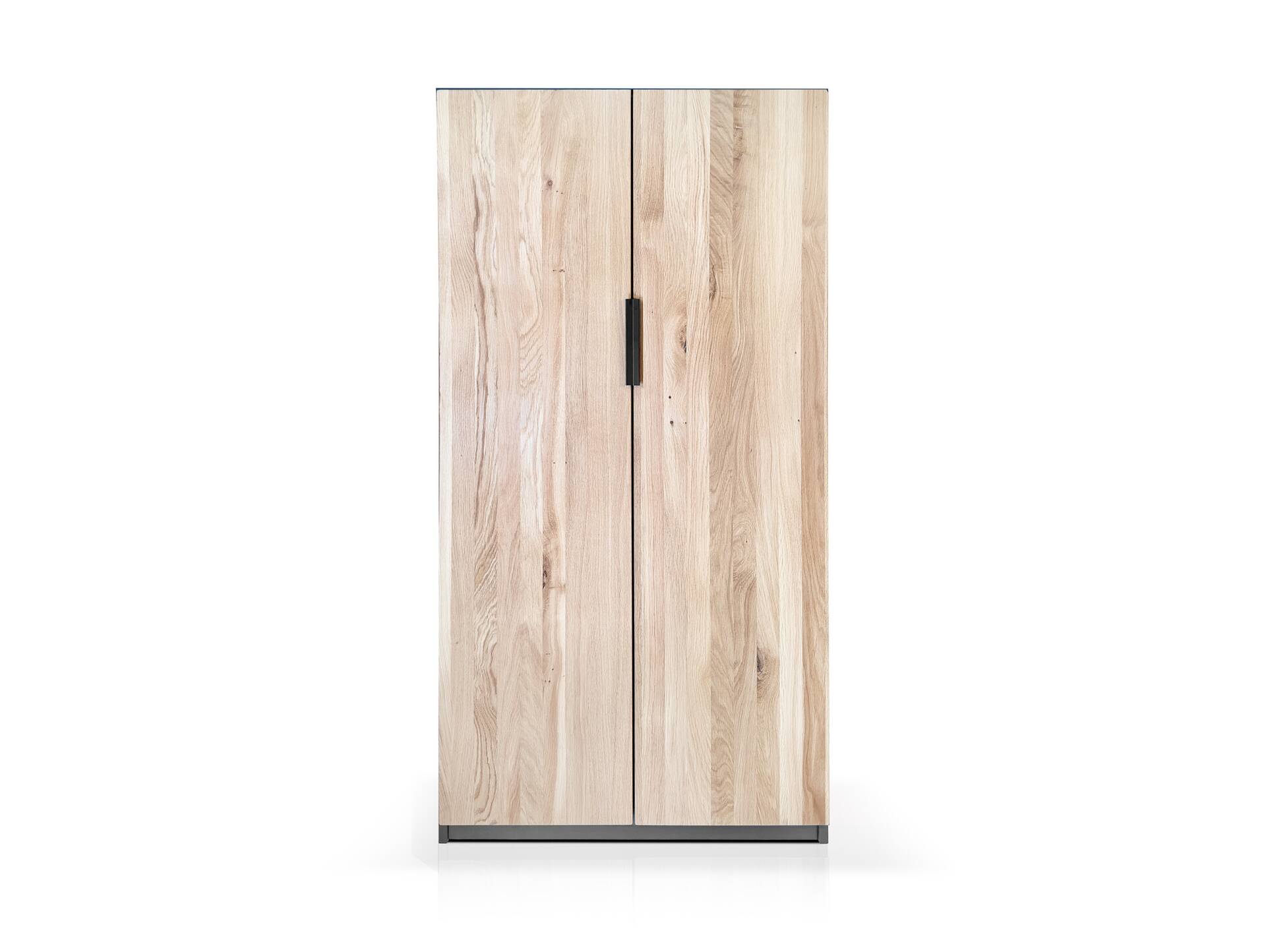 OFFICE OAK Aktenschrank VII, Material teilmassiv, Eiche/graphitfarbig 