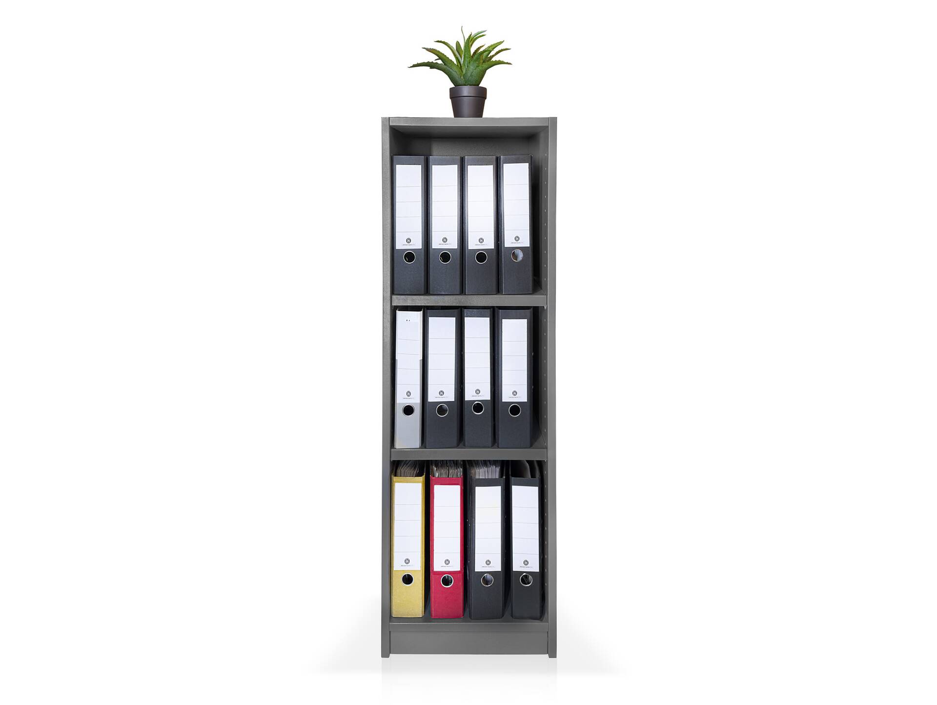 OFFICE OAK Regal III, Material Dekorspanplatte, graphitfarbig 