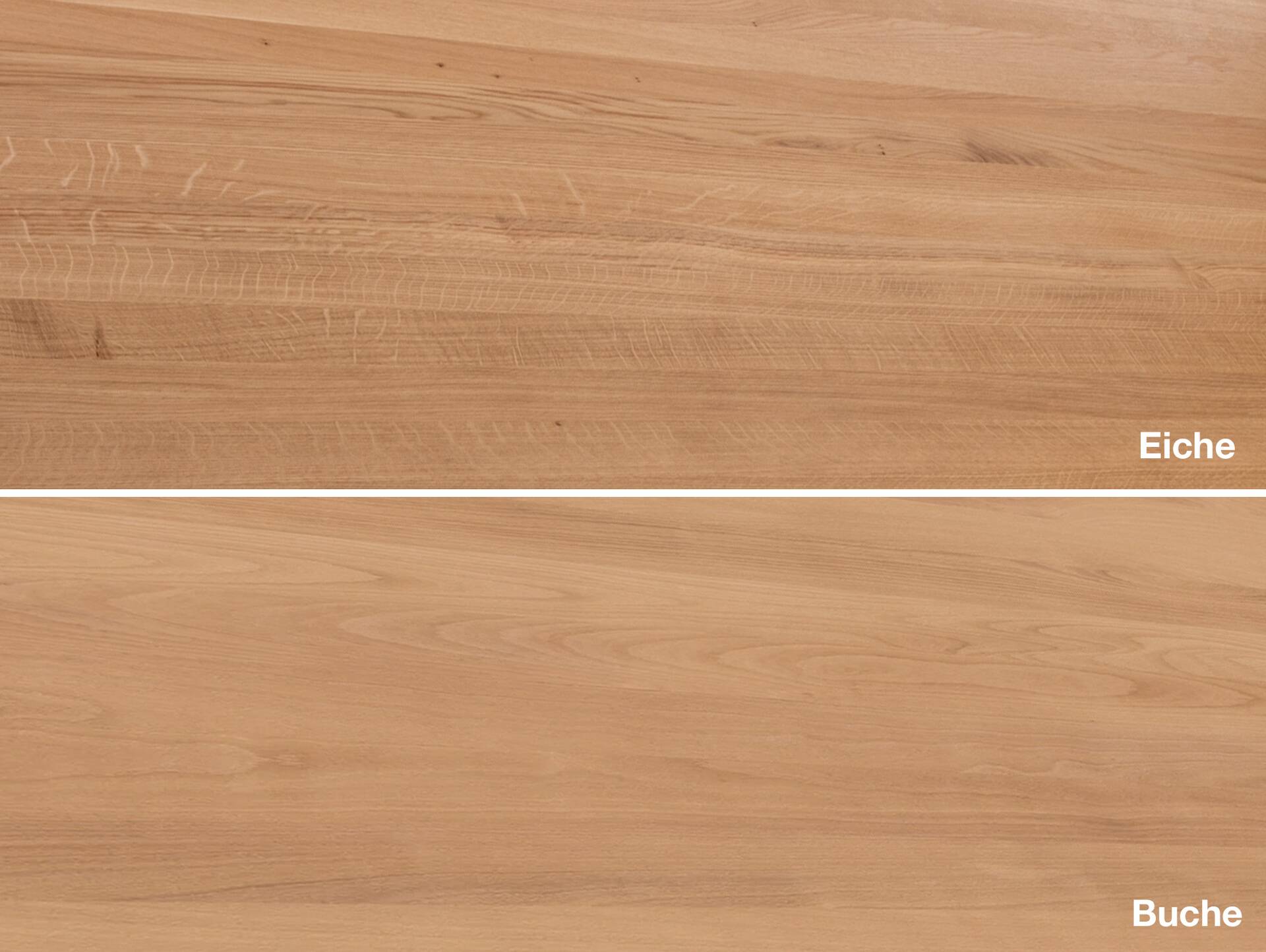 OFFICE ONE Schreibtischplatte, Material Massivholz Buche | 120 x 80 cm