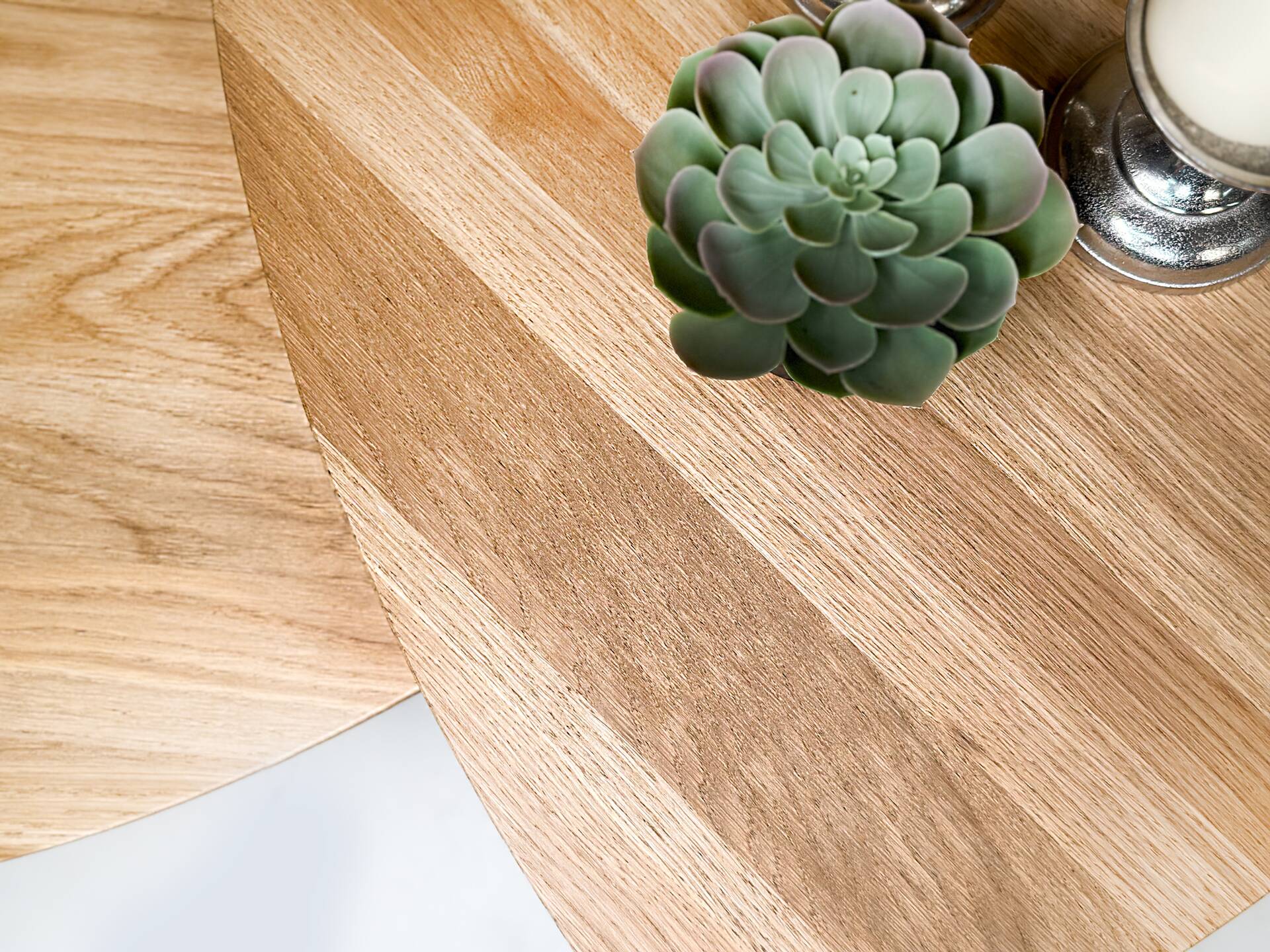 VELIA 2-er Set Couchtische, Material Massivholz, Eiche geölt 