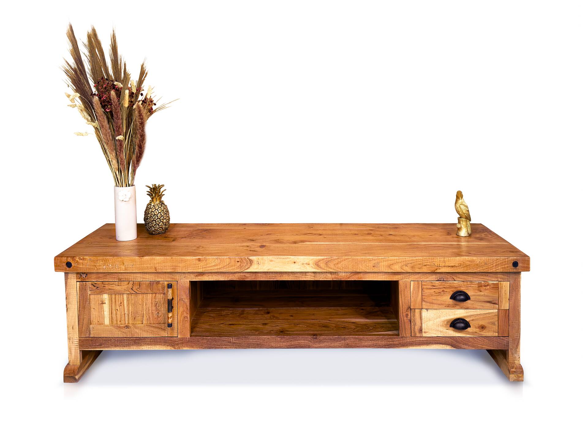 WINCHESTER TV-Board II, Material Massivholz, Mango rustikal 