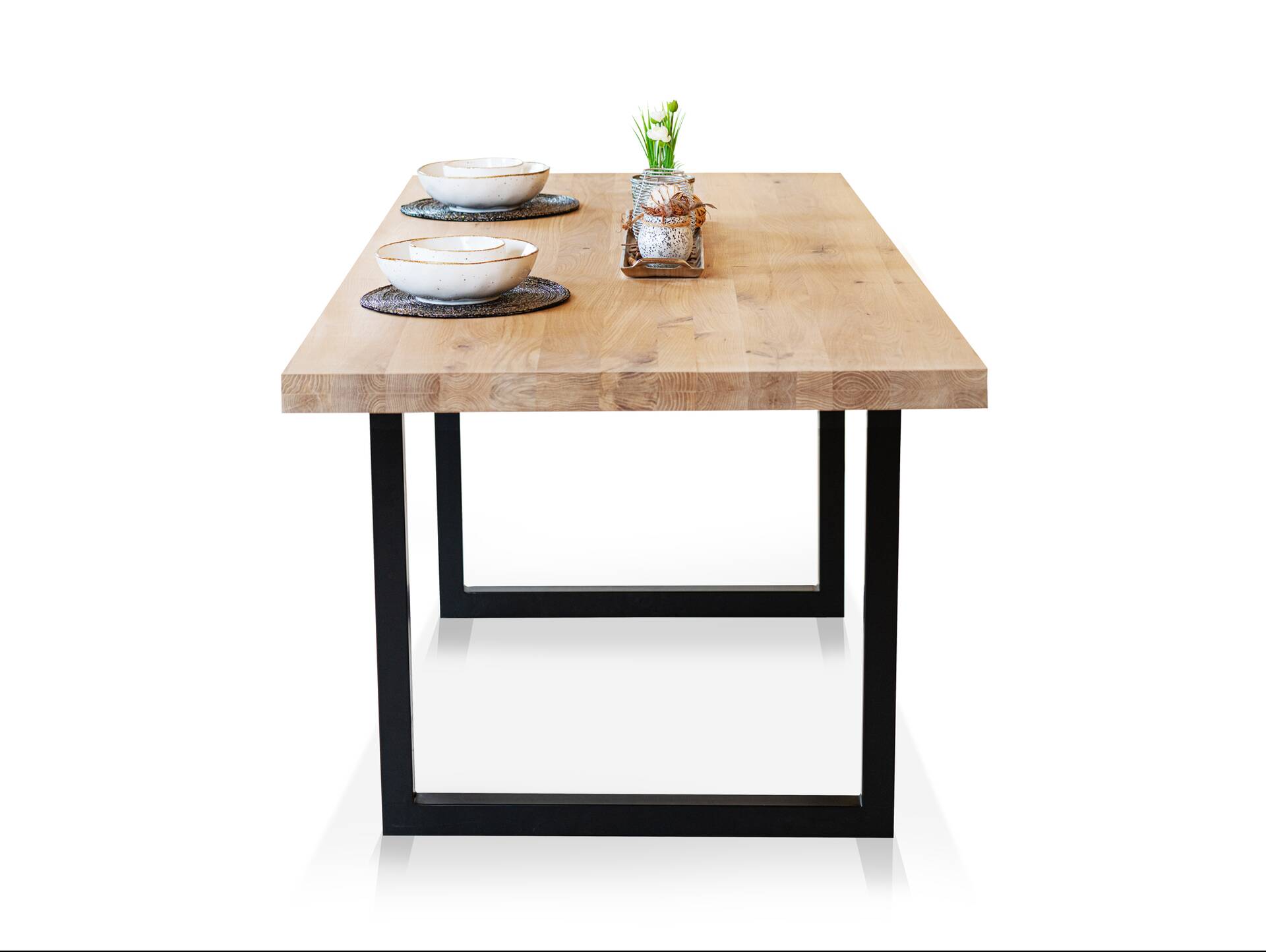 MABON Esstisch 200x100 cm, Material Massivholz, Eiche geölt 
