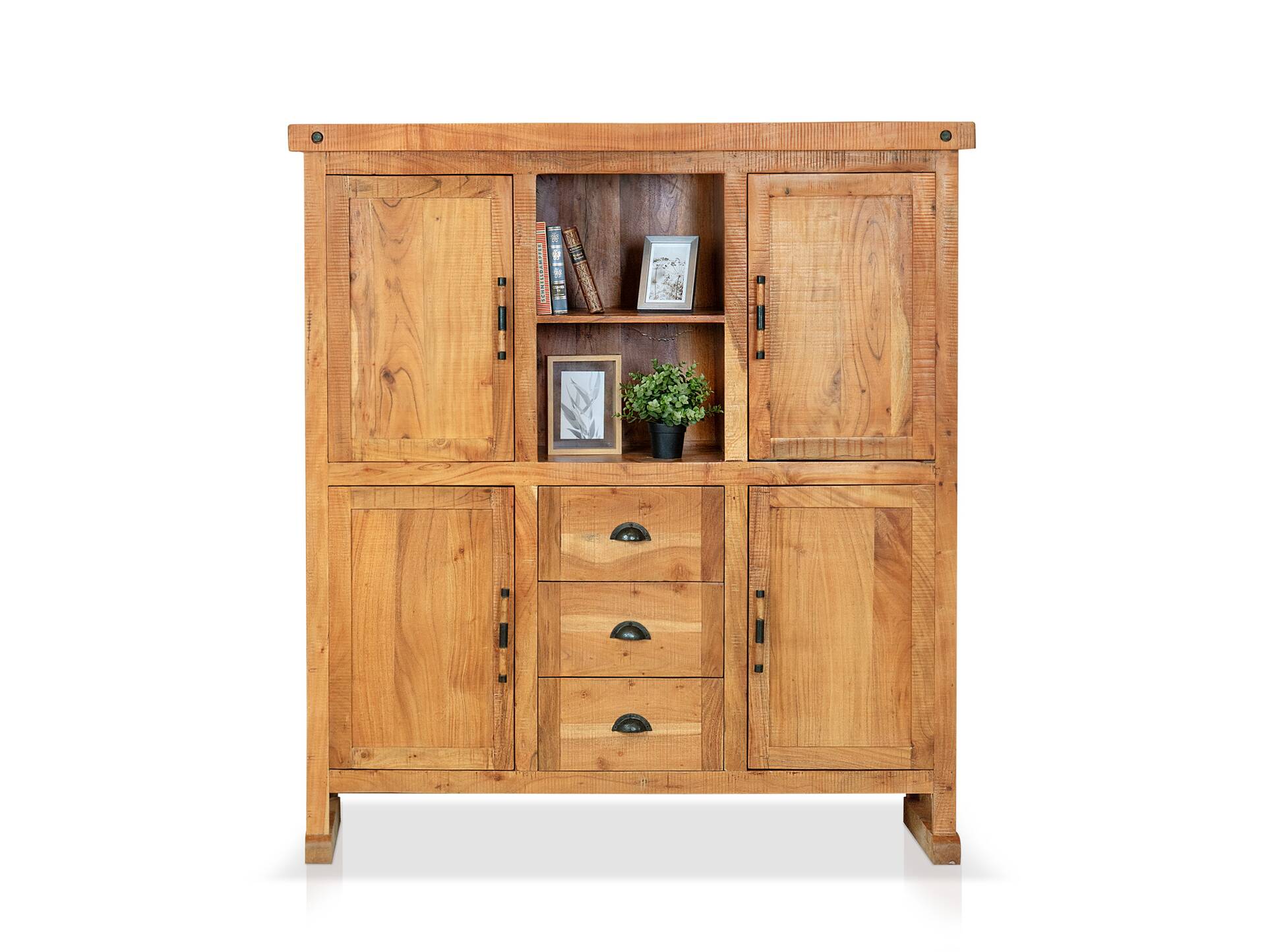 WINCHESTER Highboard IV, Material Massivholz, Mango rustikal 