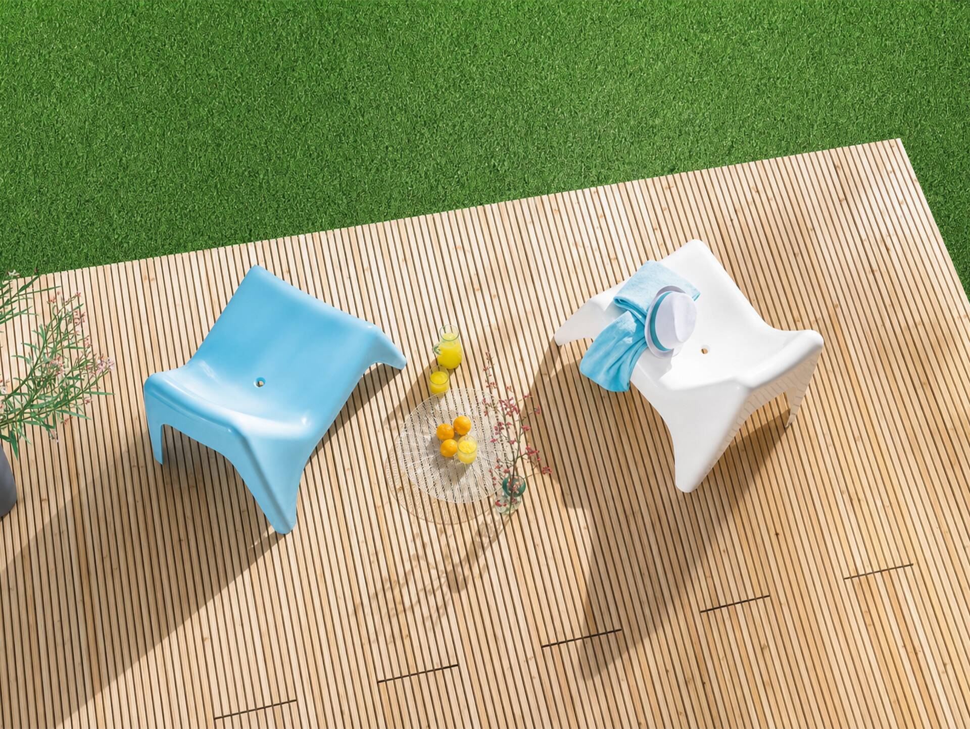 Terrassenmodul PINUTEX, Material Massivholz, Lärche Natur 100 cm