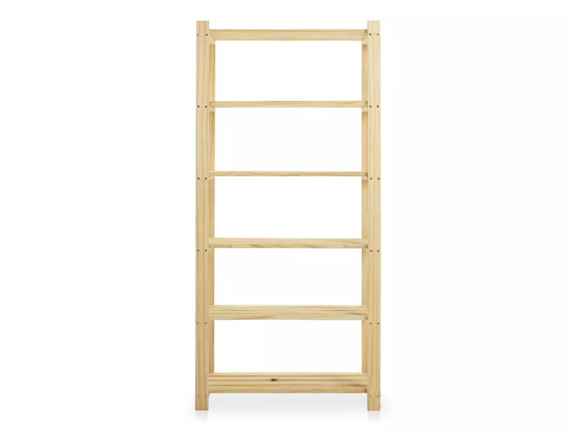 DARRON Regal, Material Massivholz 6 Böden