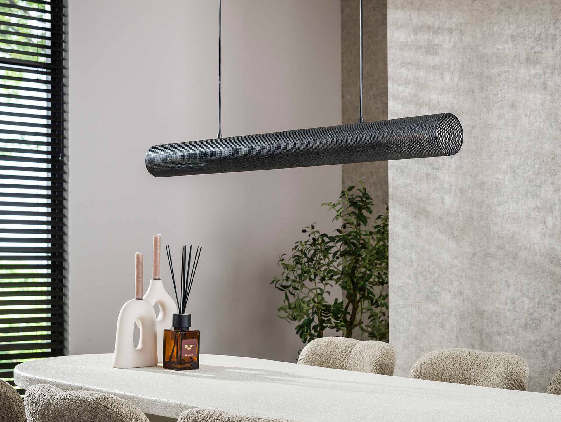 SUNJA Hängelampe, 4-flammig, Material Metall, schwarz 