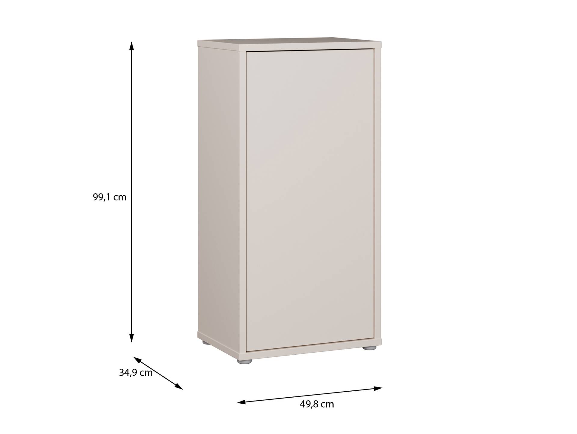ADIAGO OFFICE Kommode, Material Dekorspanplatte sand 