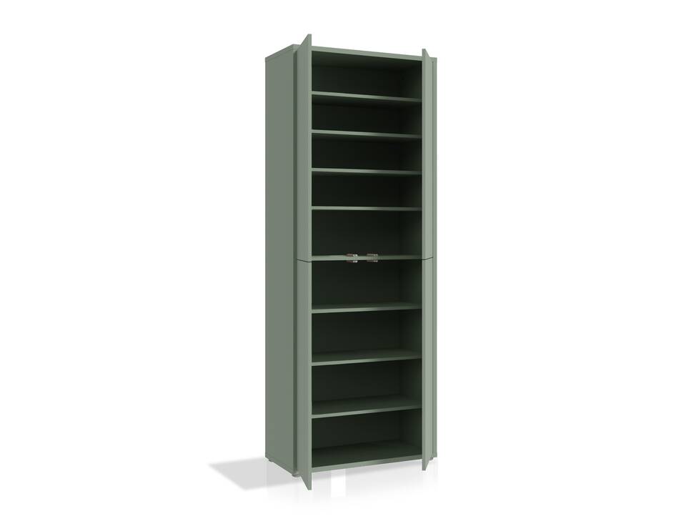 ADIAGO 4trg. Schuh-/Mehrzweckschrank, Material Spanplatte salbei