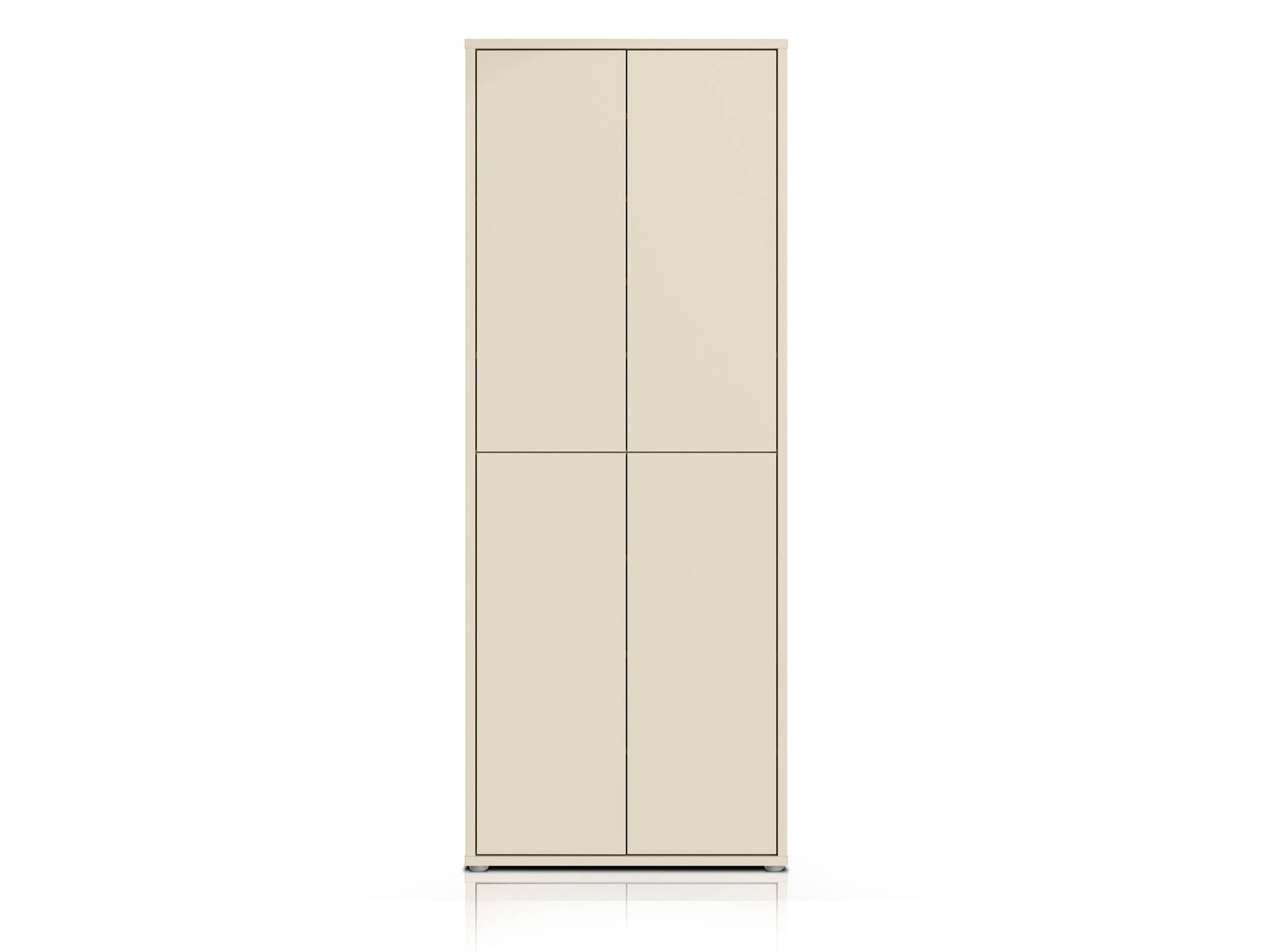 ADIAGO 4trg. Schuh-/Mehrzweckschrank, Material Dekorspanplatte Sand