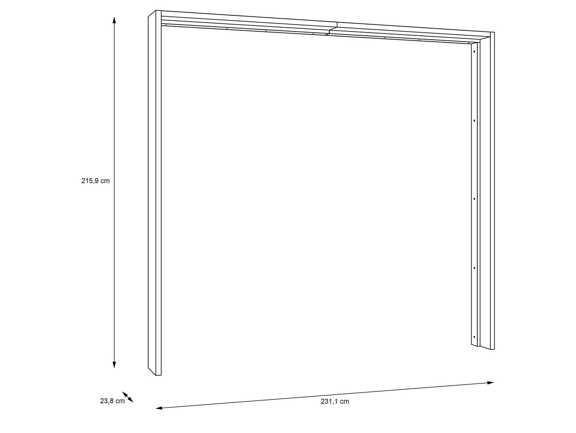 KACY Passepartoutrahmen B220, Material Dekorspanplatte, Flagstaff Eichefarbig 