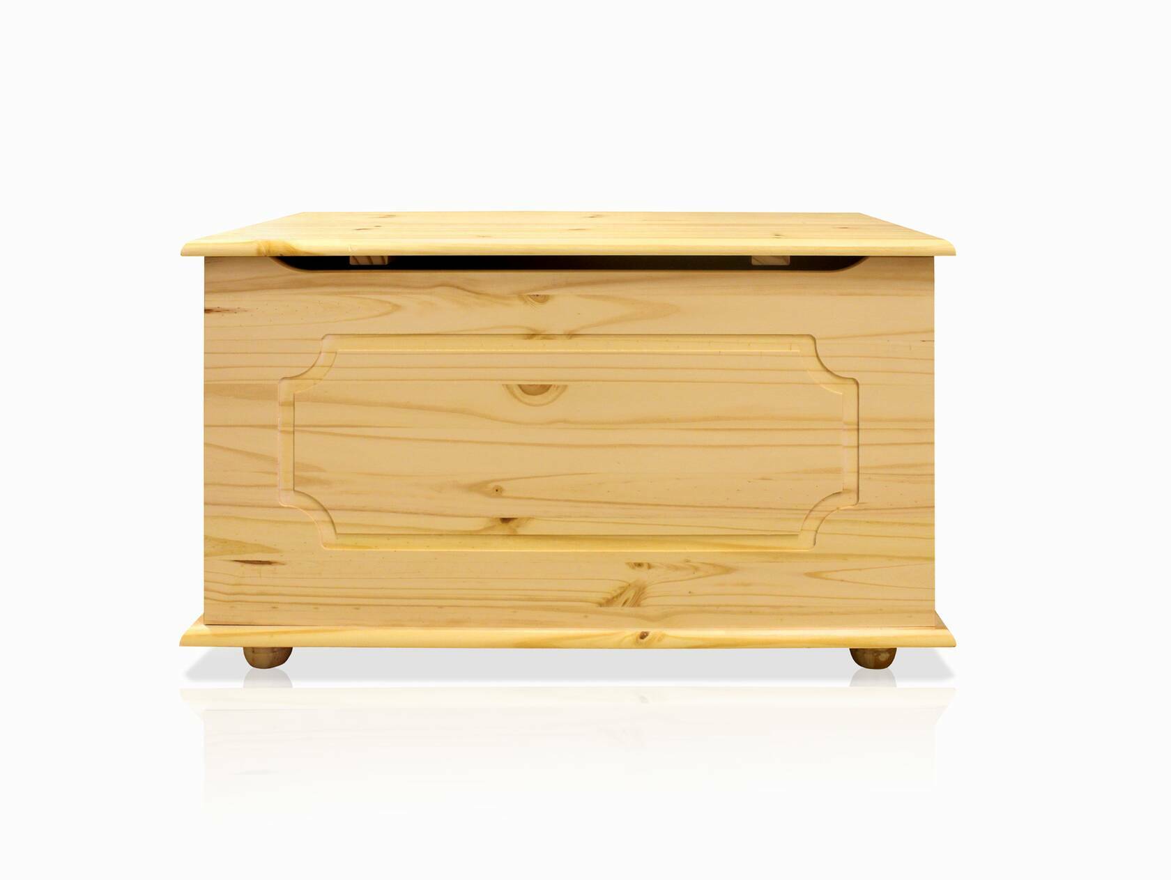 EMEL Truhe/Aufbewahrungsbox, Material Massivholz Kiefer natur