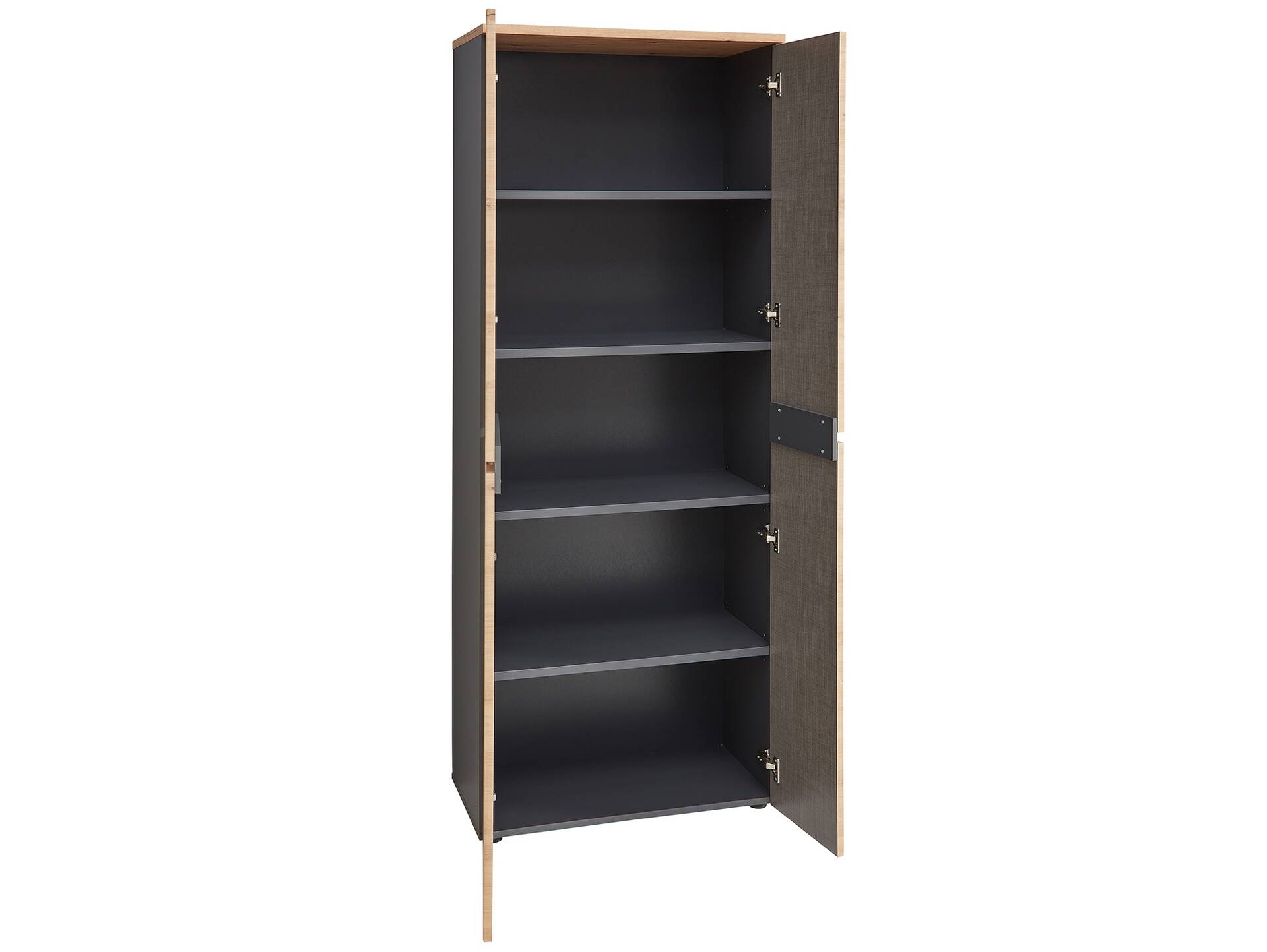 MAILAND Büroschrank I, Material Dekorspanplatte Artisan Eichefarbig / Graphit