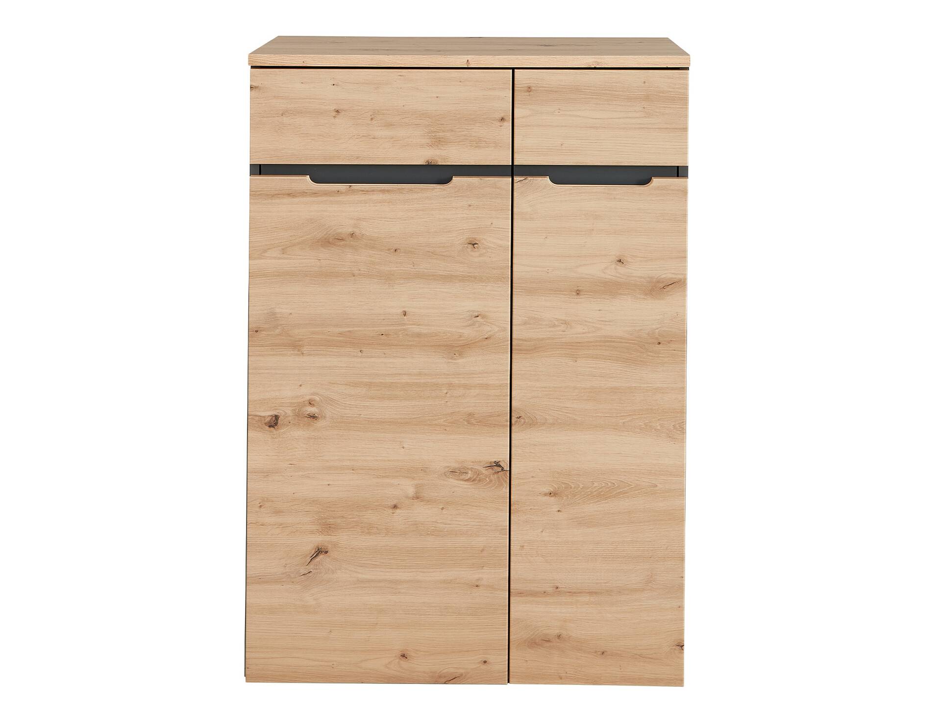 MAILAND Büroschrank IV, Material Dekorspanplatte Artisan Eichefarbig / Graphit