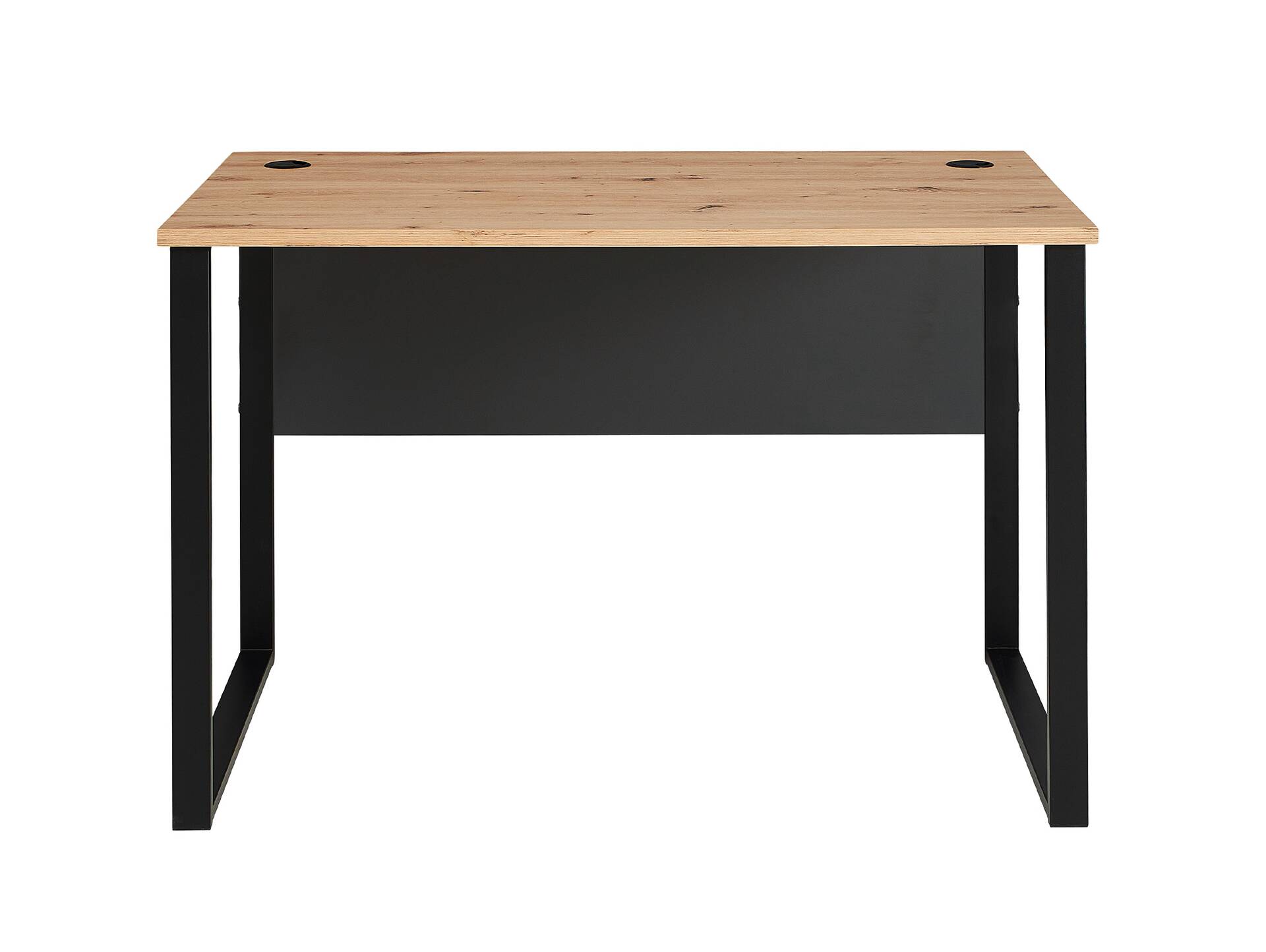 MAILAND Schreibtisch 120 cm breit, Material Dekorspanplatte Artisan Eichefarbig / Graphit