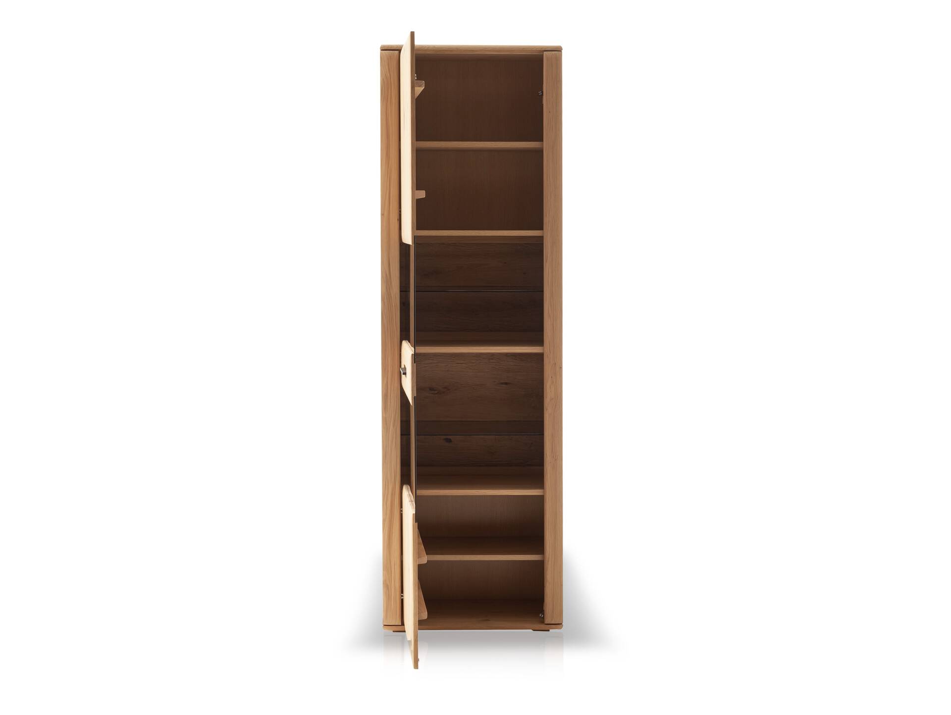 ASKARO Vitrine, Material Teilmassiv, Balkeneiche geölt 