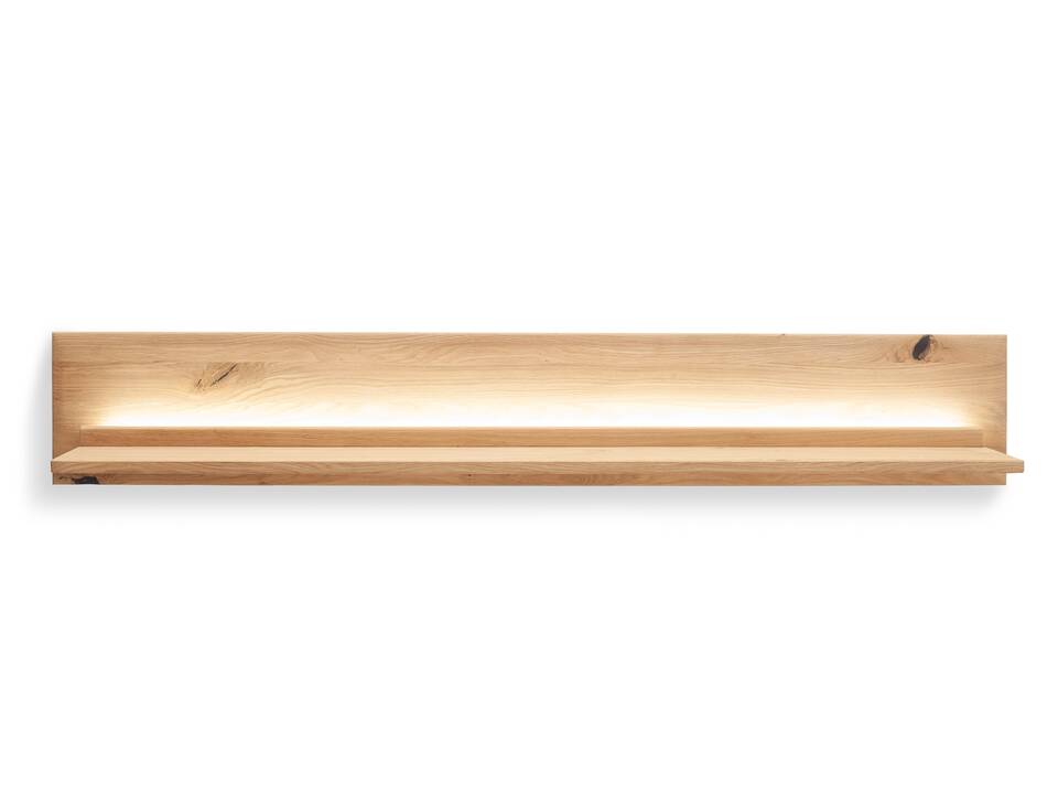 ASKARO Wandboard, Material Teilmassiv, Balkeneiche geölt 