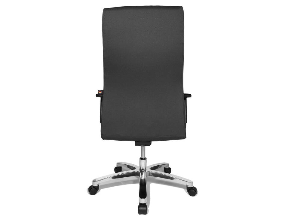 BIG STAR 20 Drehstuhl mit Armlehnen, Material Stoff/Aluminium, schwarz 
