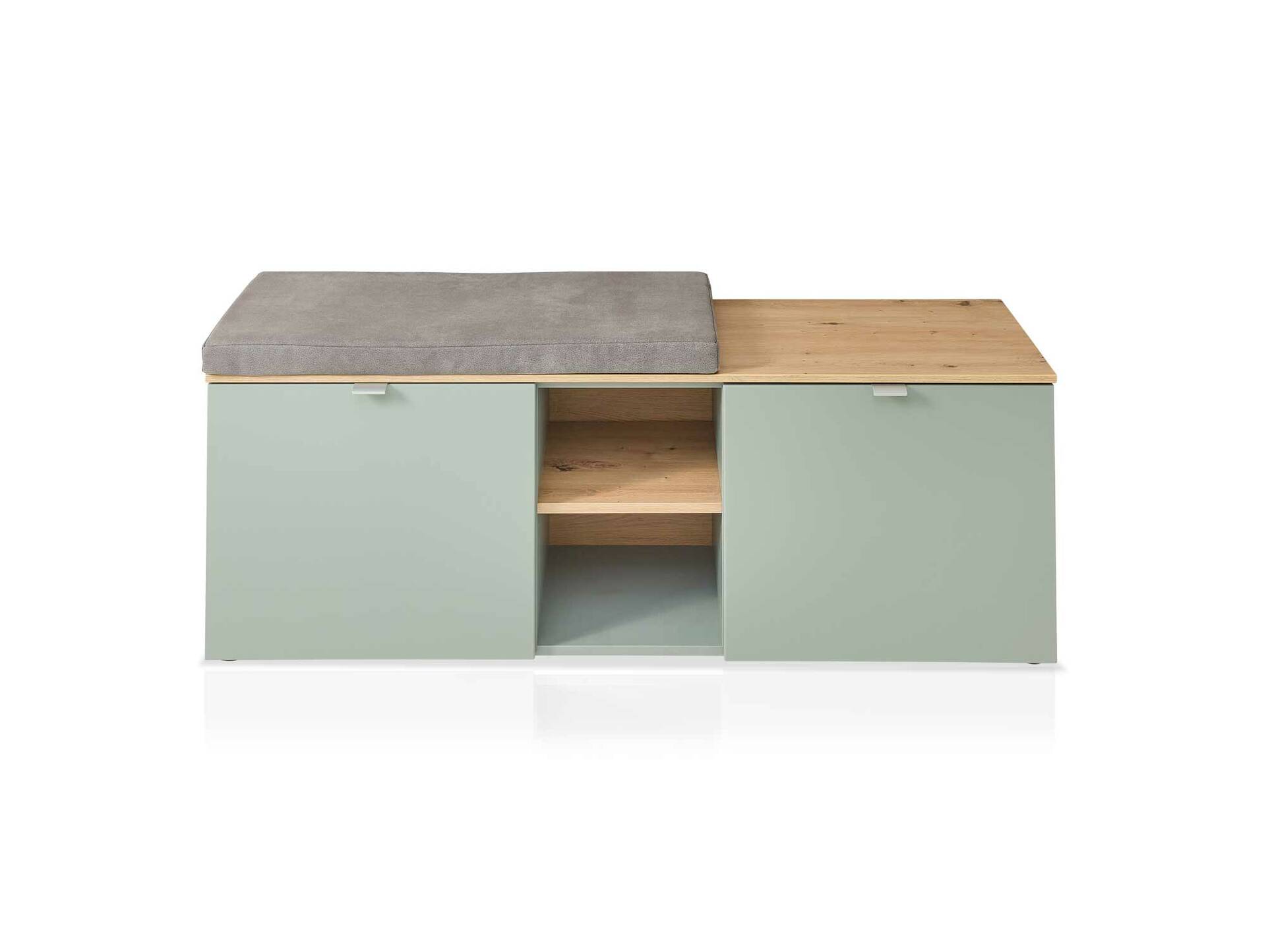 BAJA Garderobenbank groß, Material MDF, schilf/Artisan Eiche Nachbildung 
