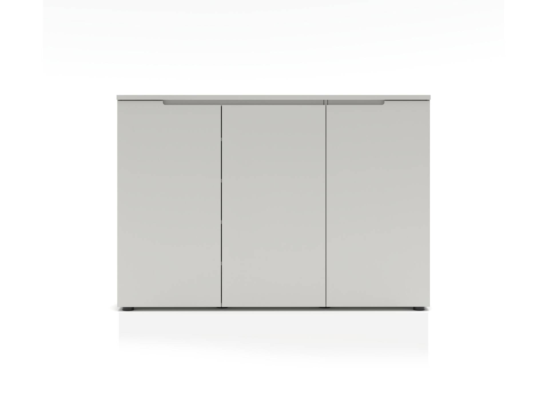 BUDAPEST Schuhschrank II, Material Dekorspanplatte, lichtgrau 