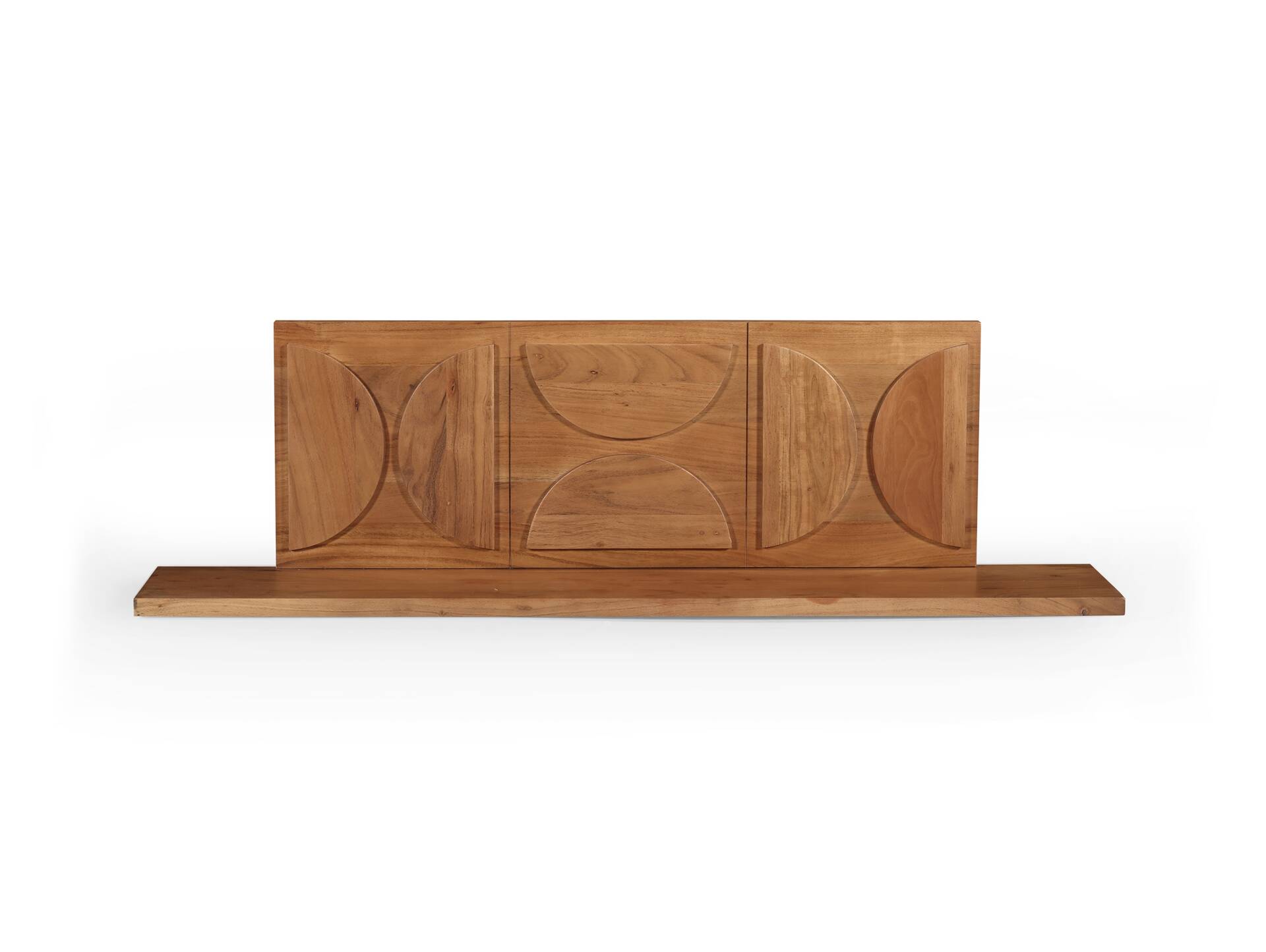 CATANDO Wandboard, Material Massivholz, Akazie honigfarben 