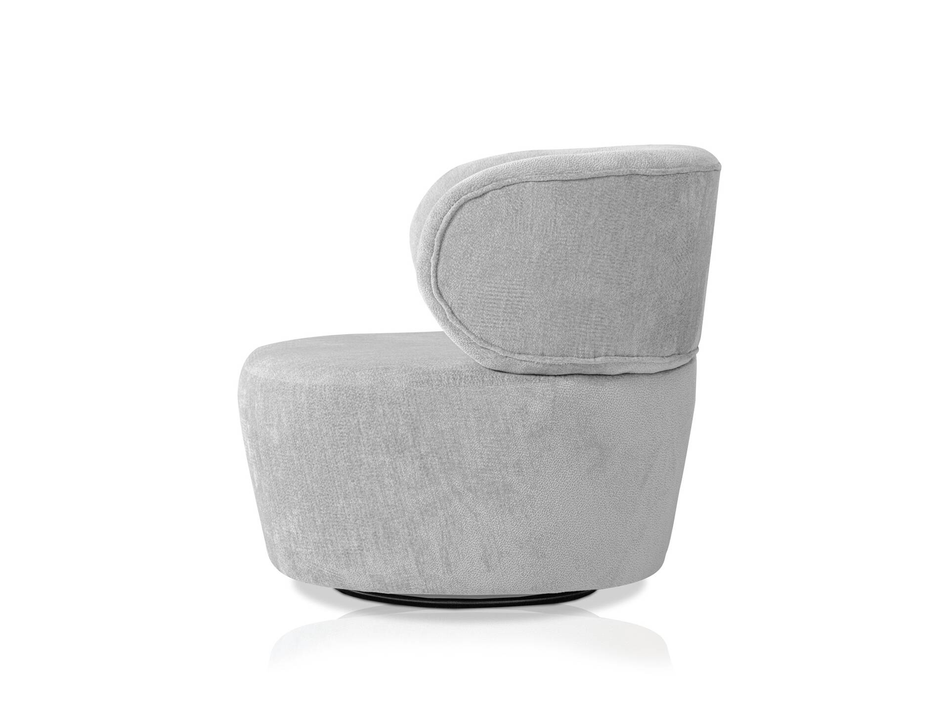 CECILE Sessel, Material Stoff, grau 