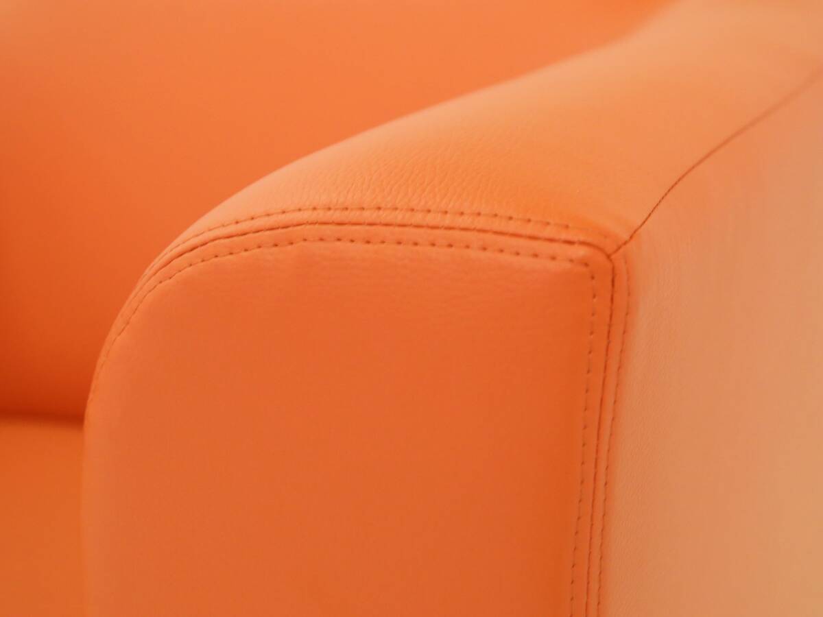 CHICAGO Sessel/Cocktailsessel, Material Kunstleder orange